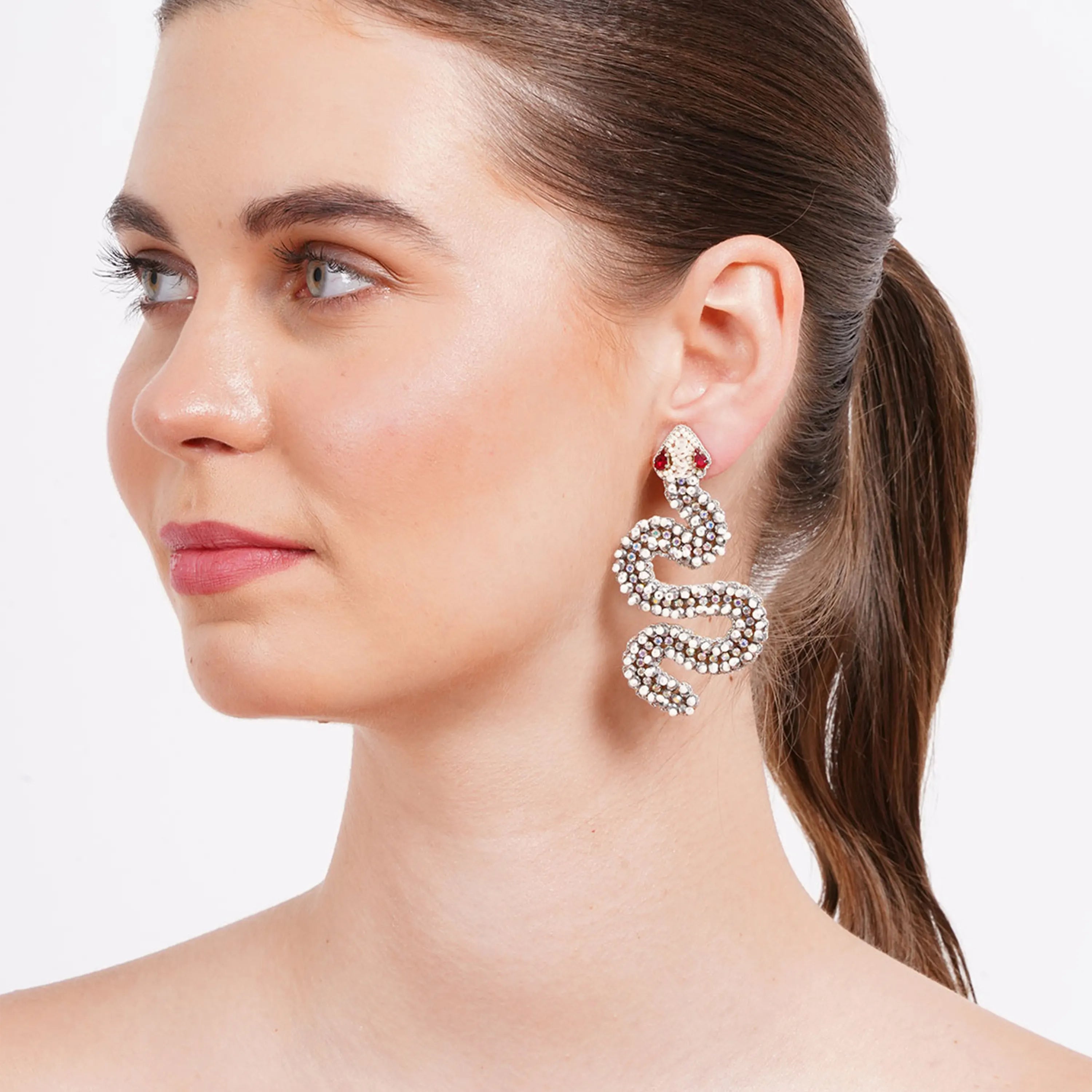 Ssslay Snake Earrings