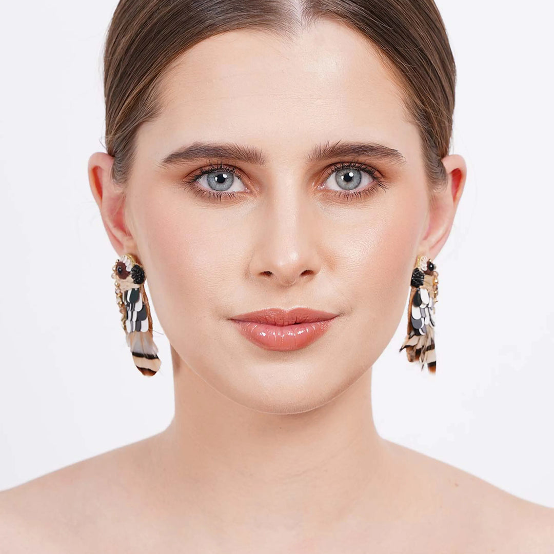 Feathered Glide Earrings