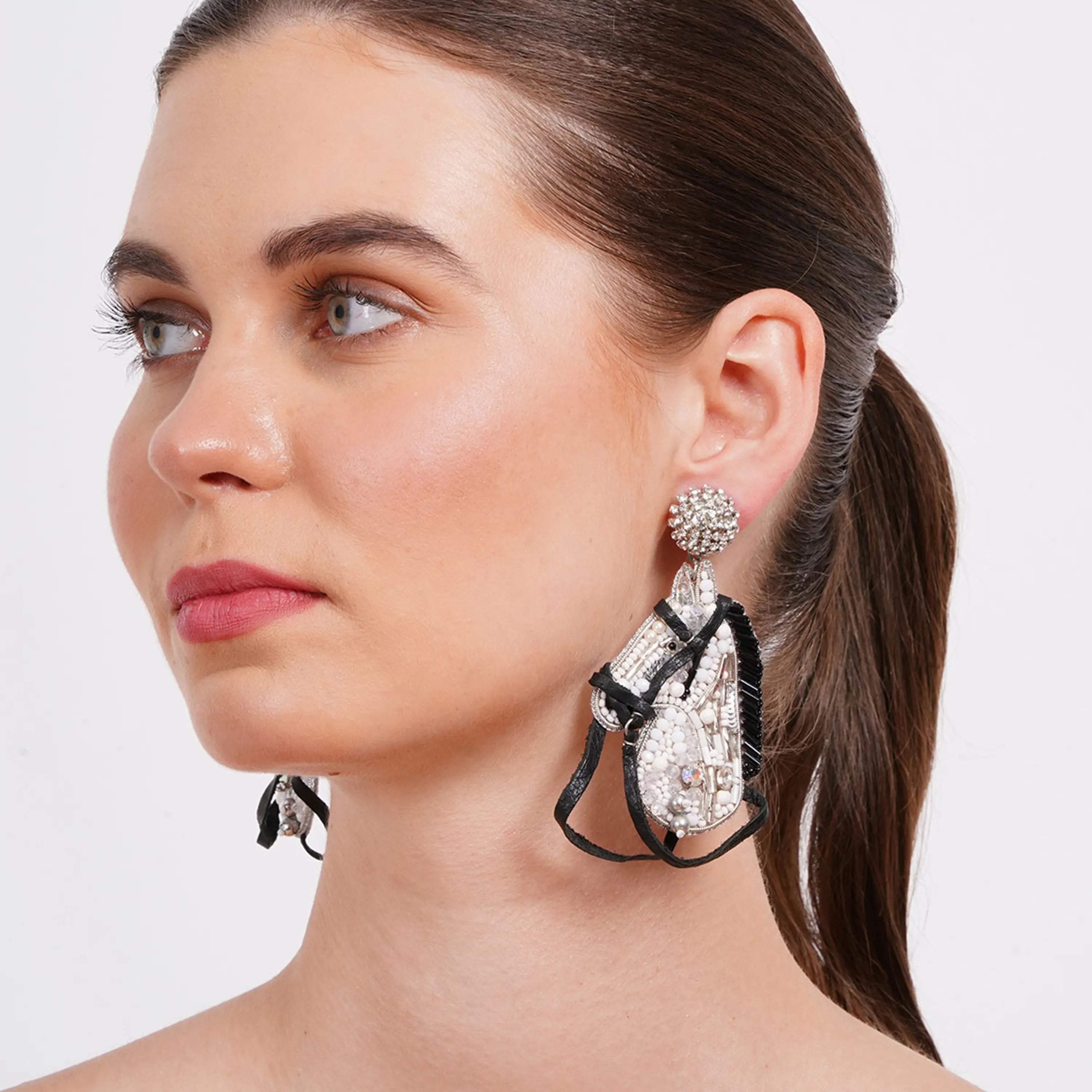 High Stride Horse Earrings