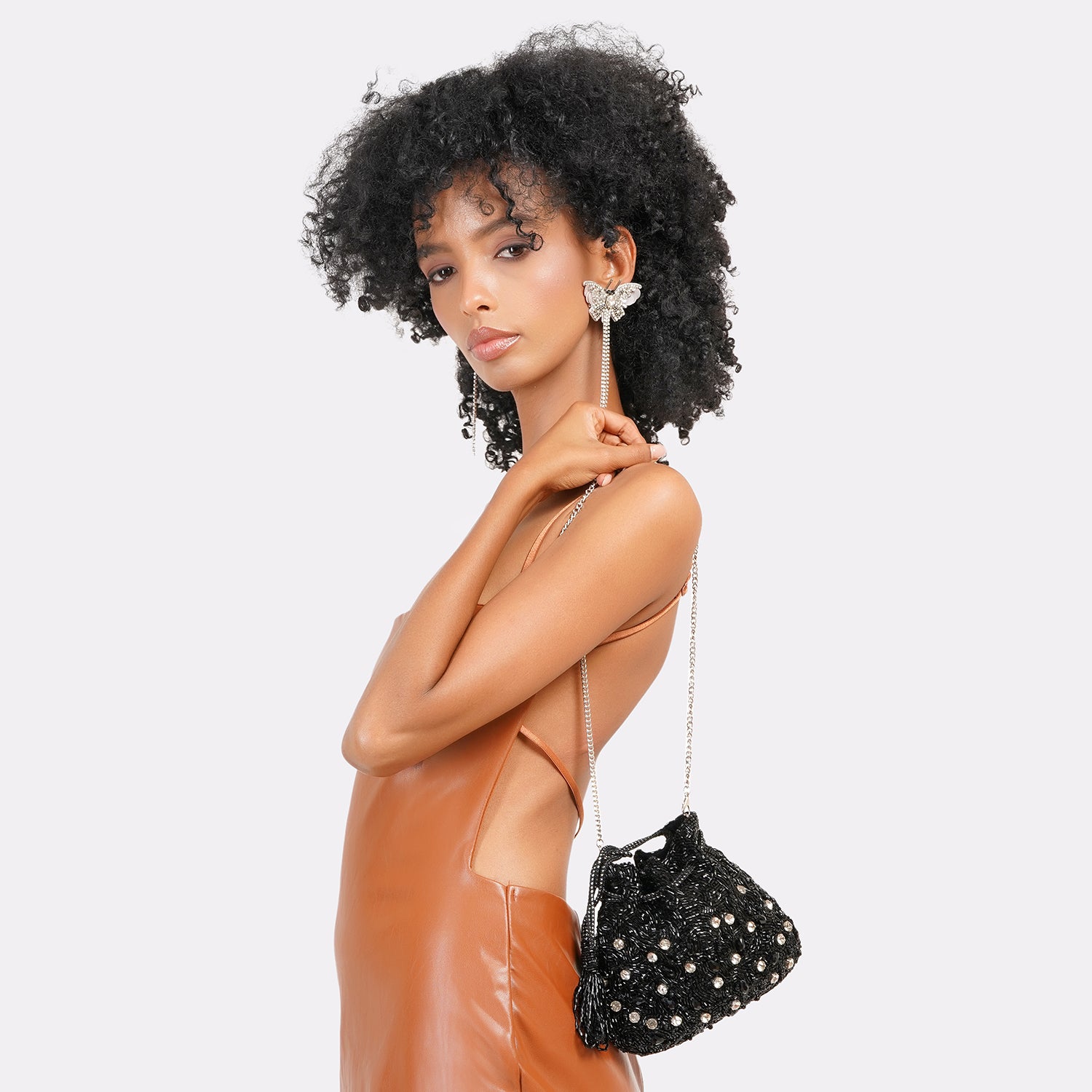 Shimmer Shine Clutch Bag