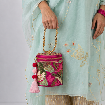 The Golden Garden Bucket Bag