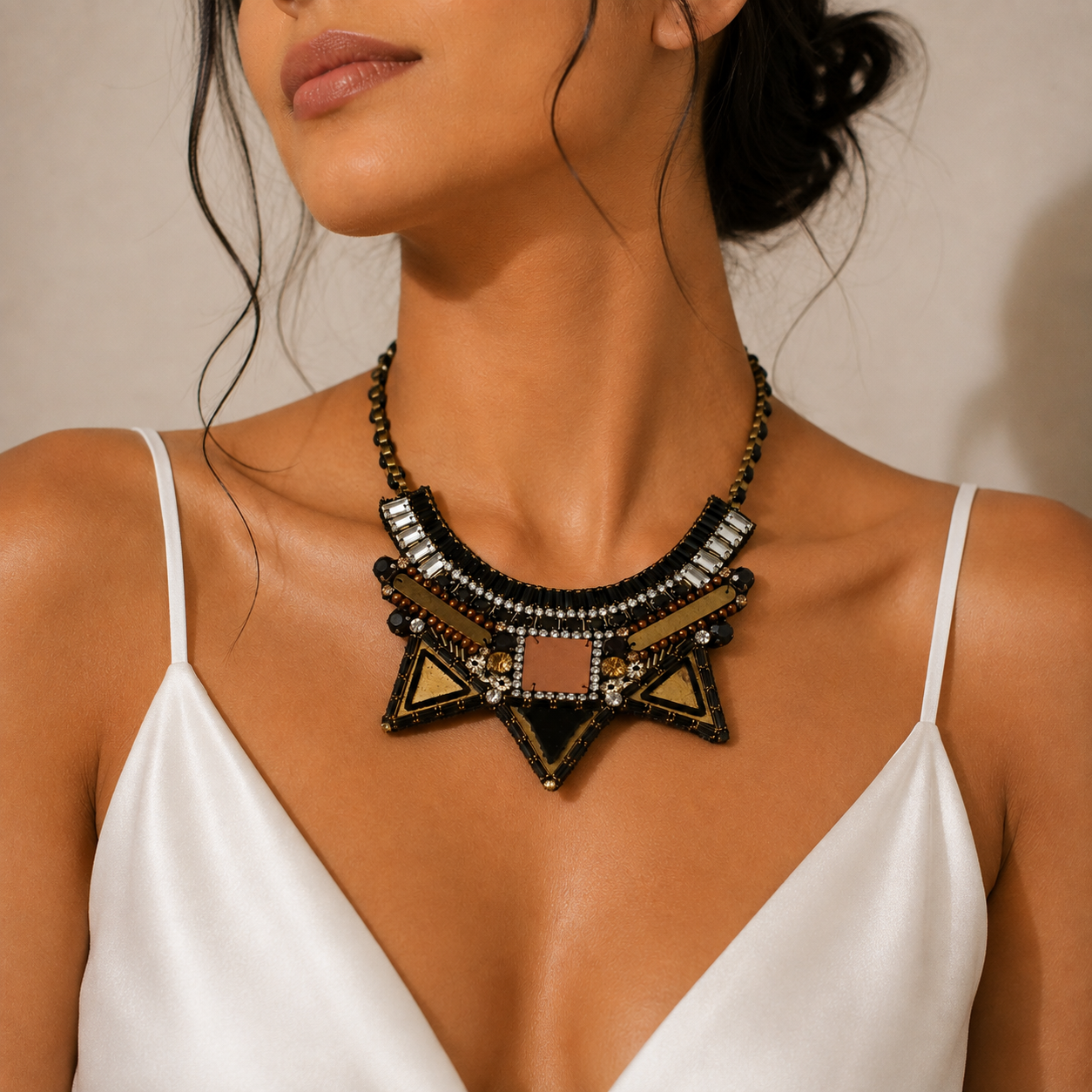 Prism Edit Statement Necklace