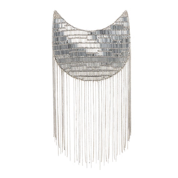 Twirl & Tassel Clutch Bag