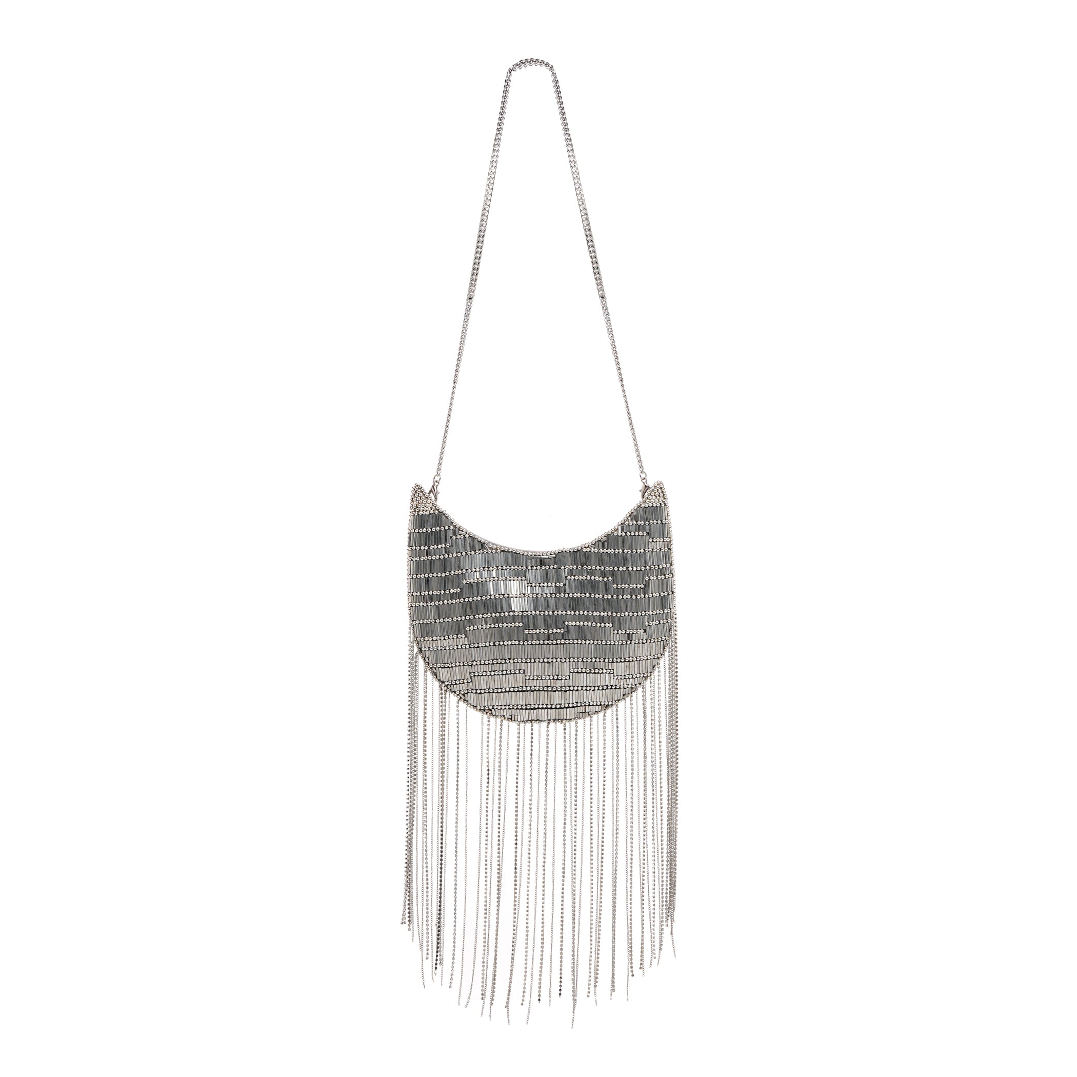 Twirl & Tassel Clutch Bag