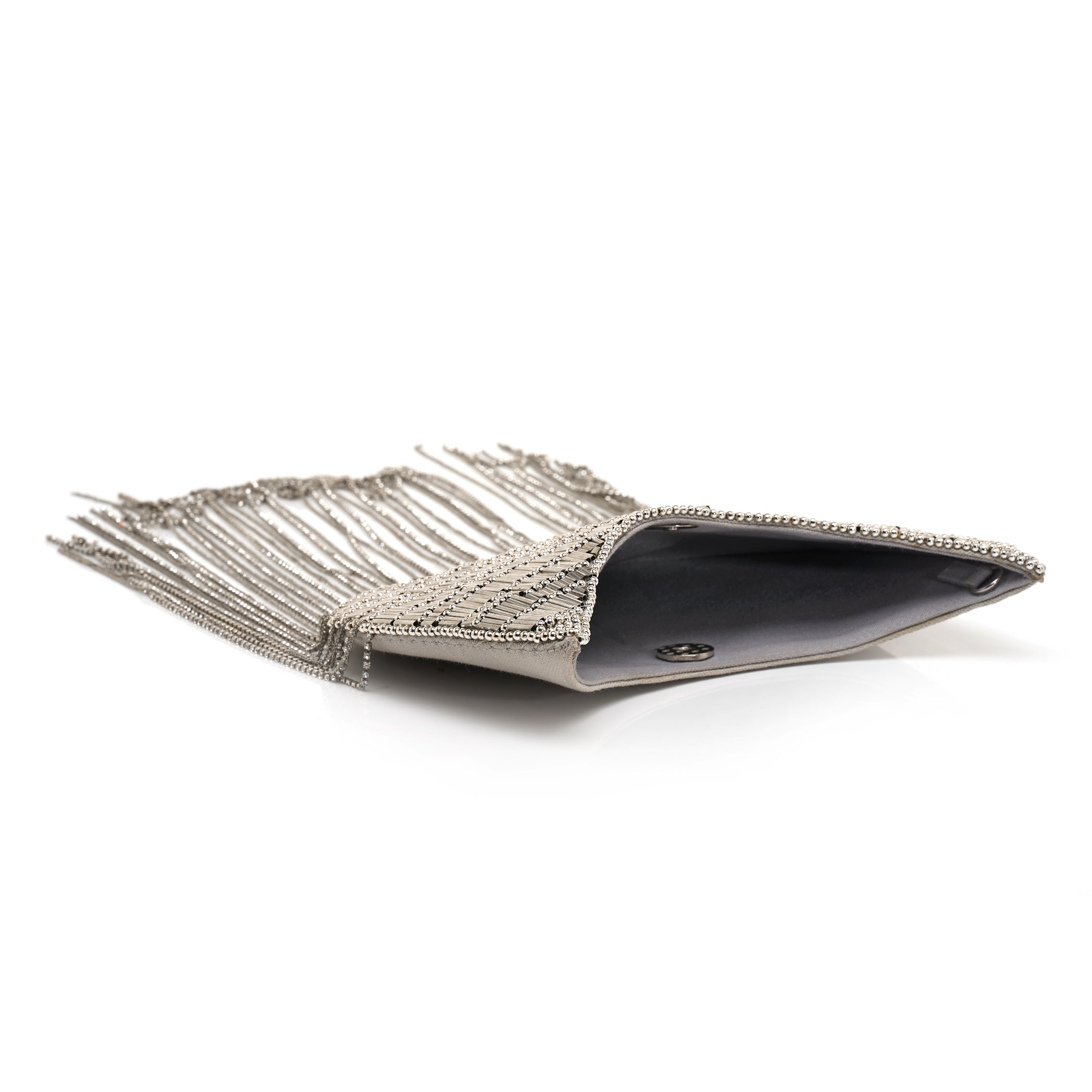 Twirl & Tassel Clutch Bag