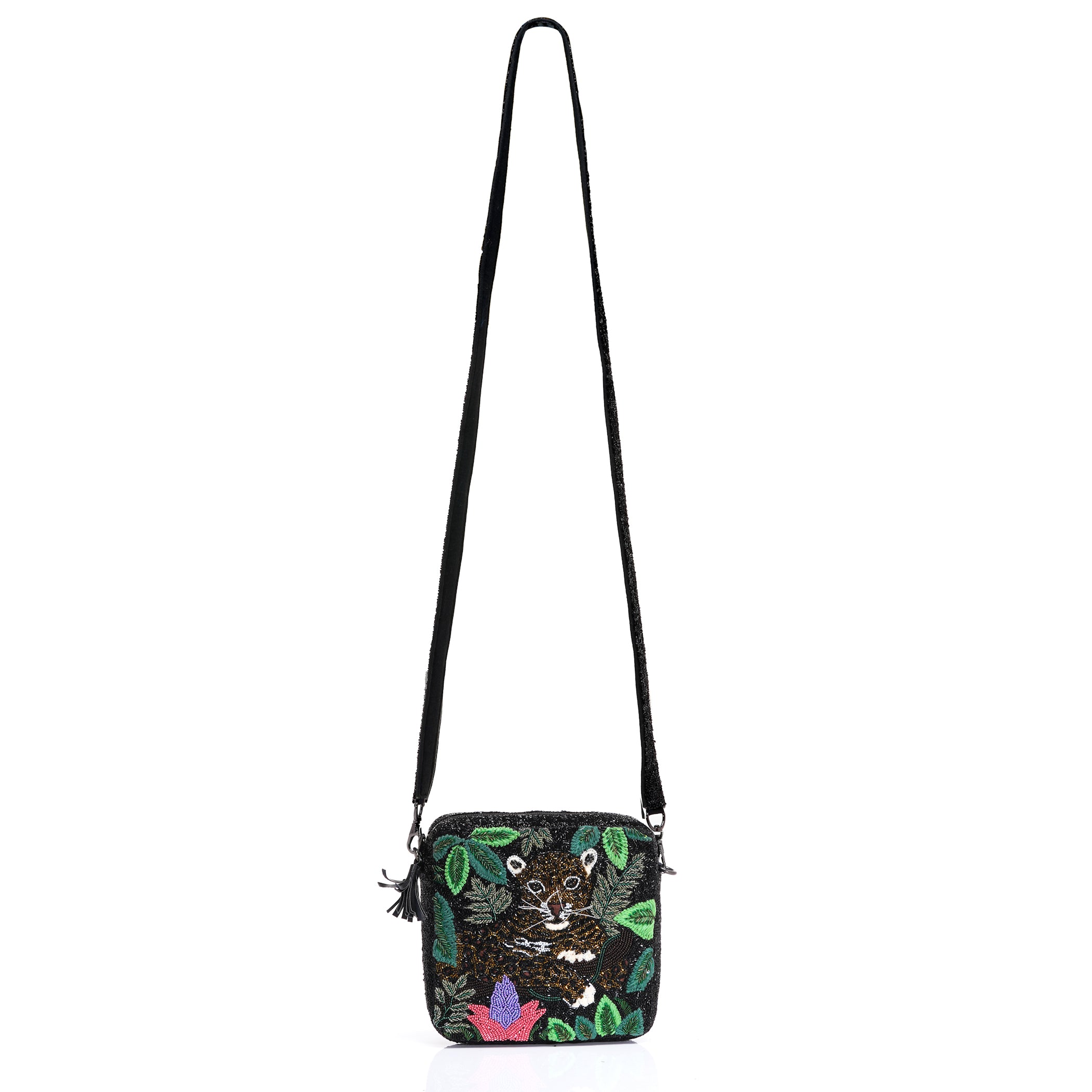 Lux Leopard Cross Body Bag
