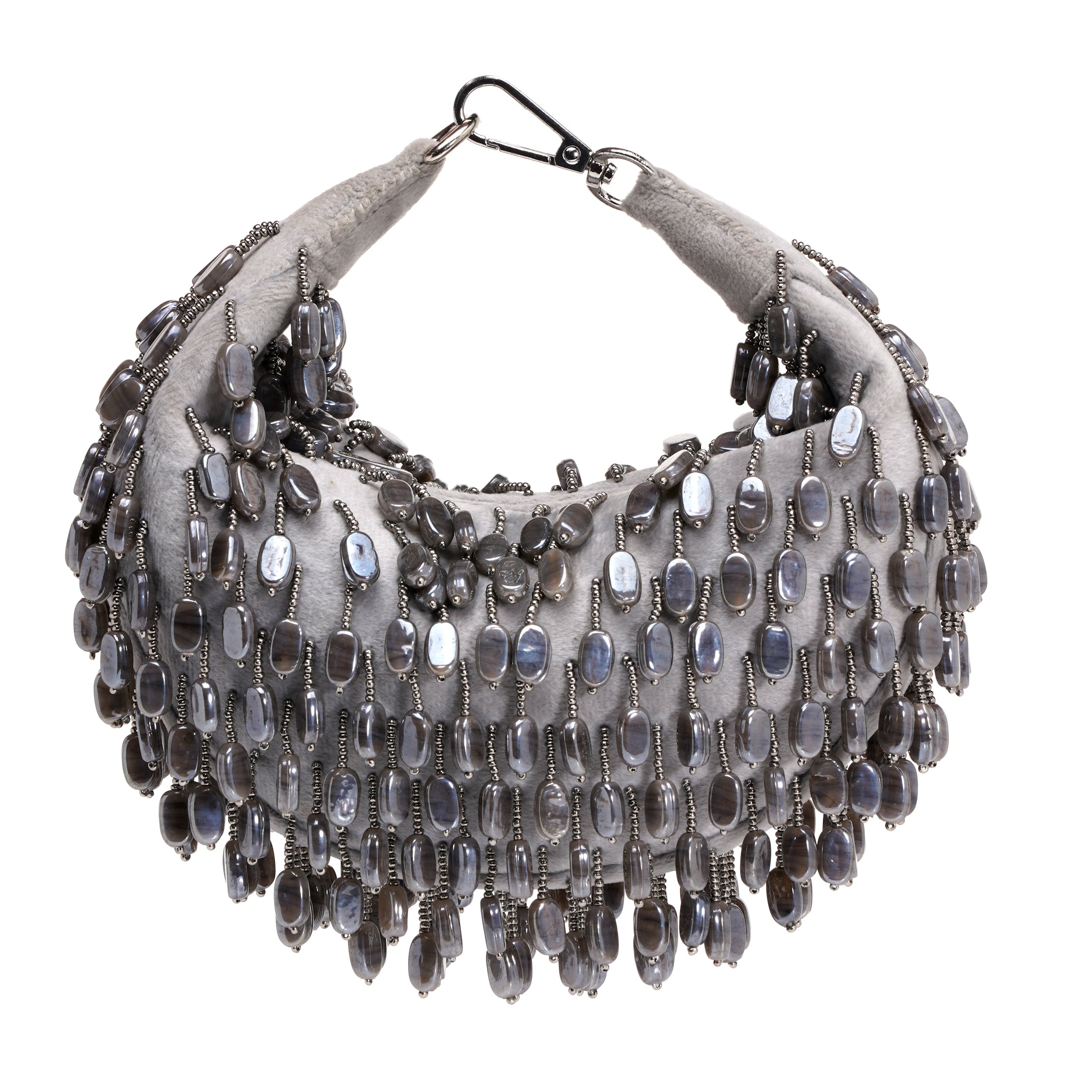 Glam Beaded Clutch Bag