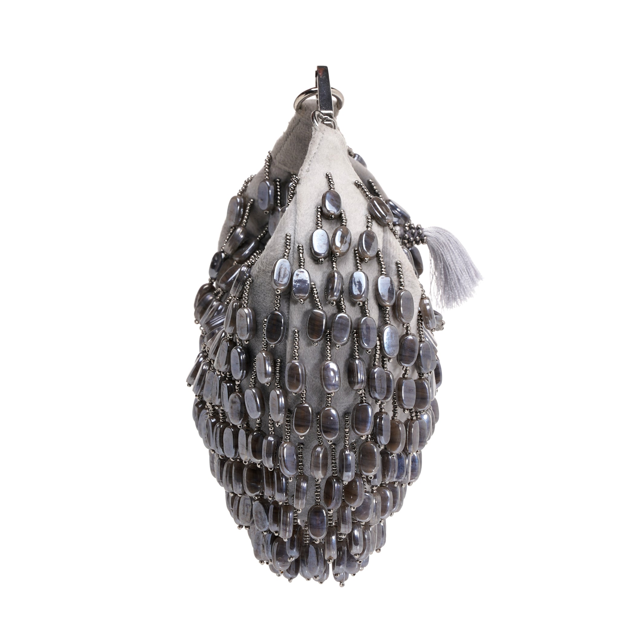 Glam Beaded Clutch Bag