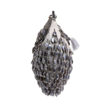 Glam Beaded Clutch Bag