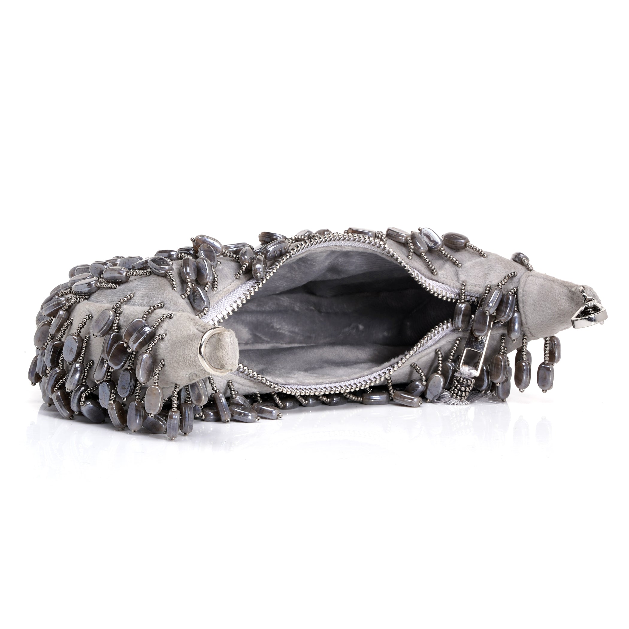 Glam Beaded Clutch Bag