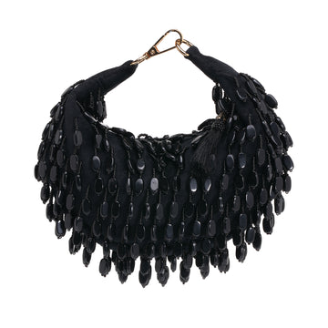 Glam Beaded Clutch Bag