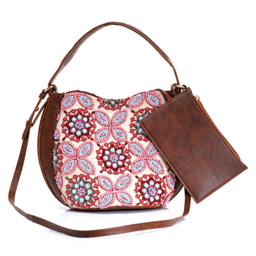 Rustic Rose Cross Body Bag