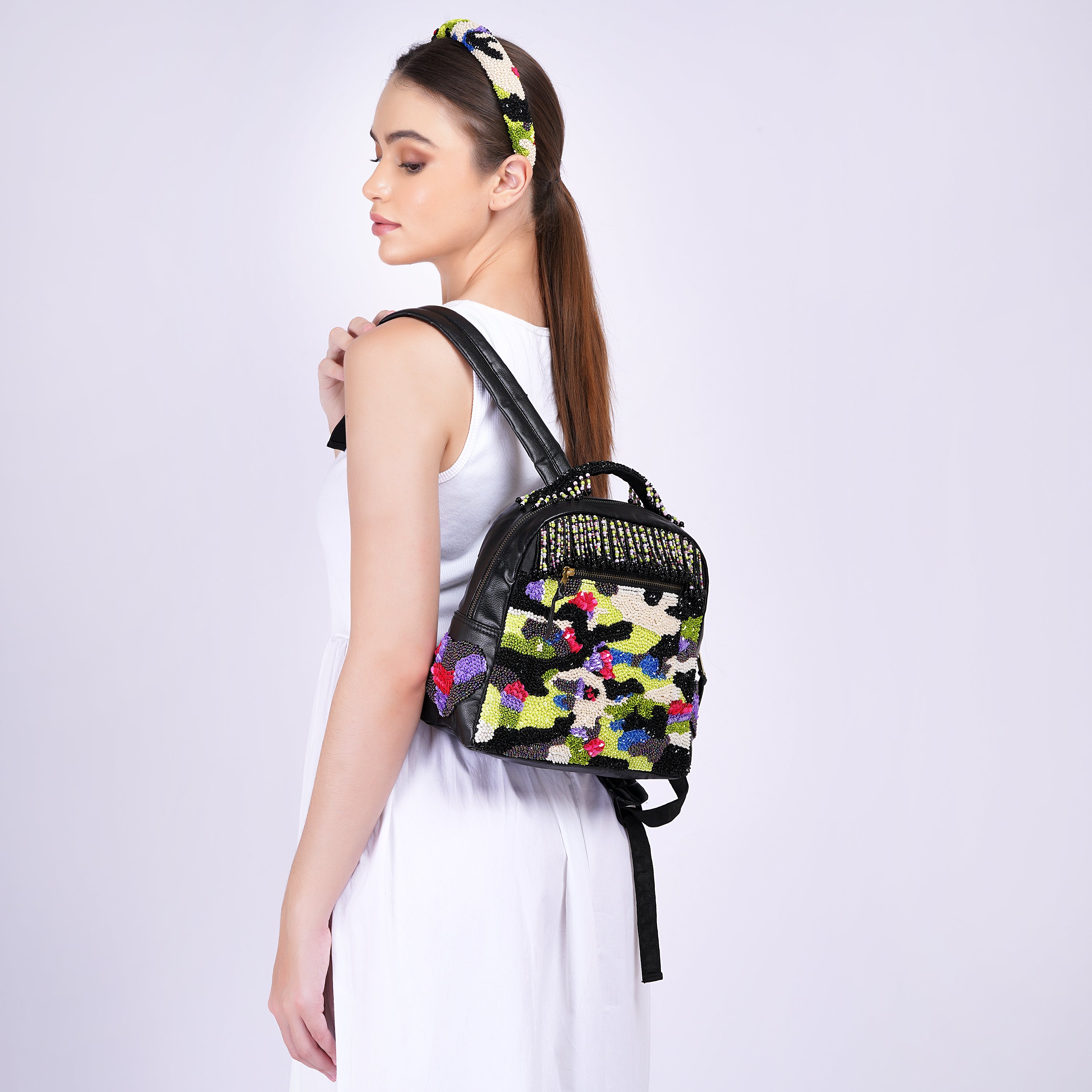Color Clash Bag Pack Bag