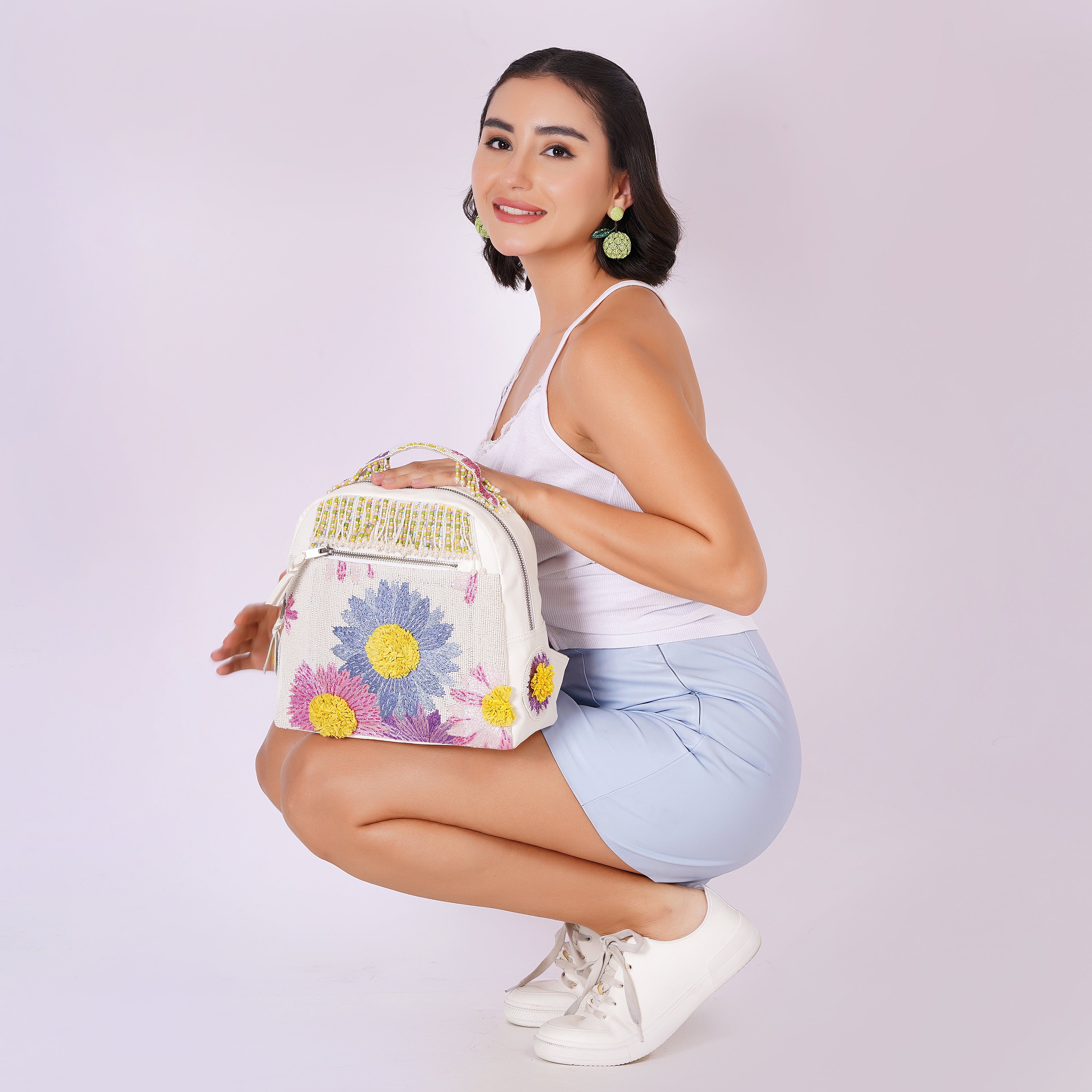 Bead Blossom Bag Pack Bag