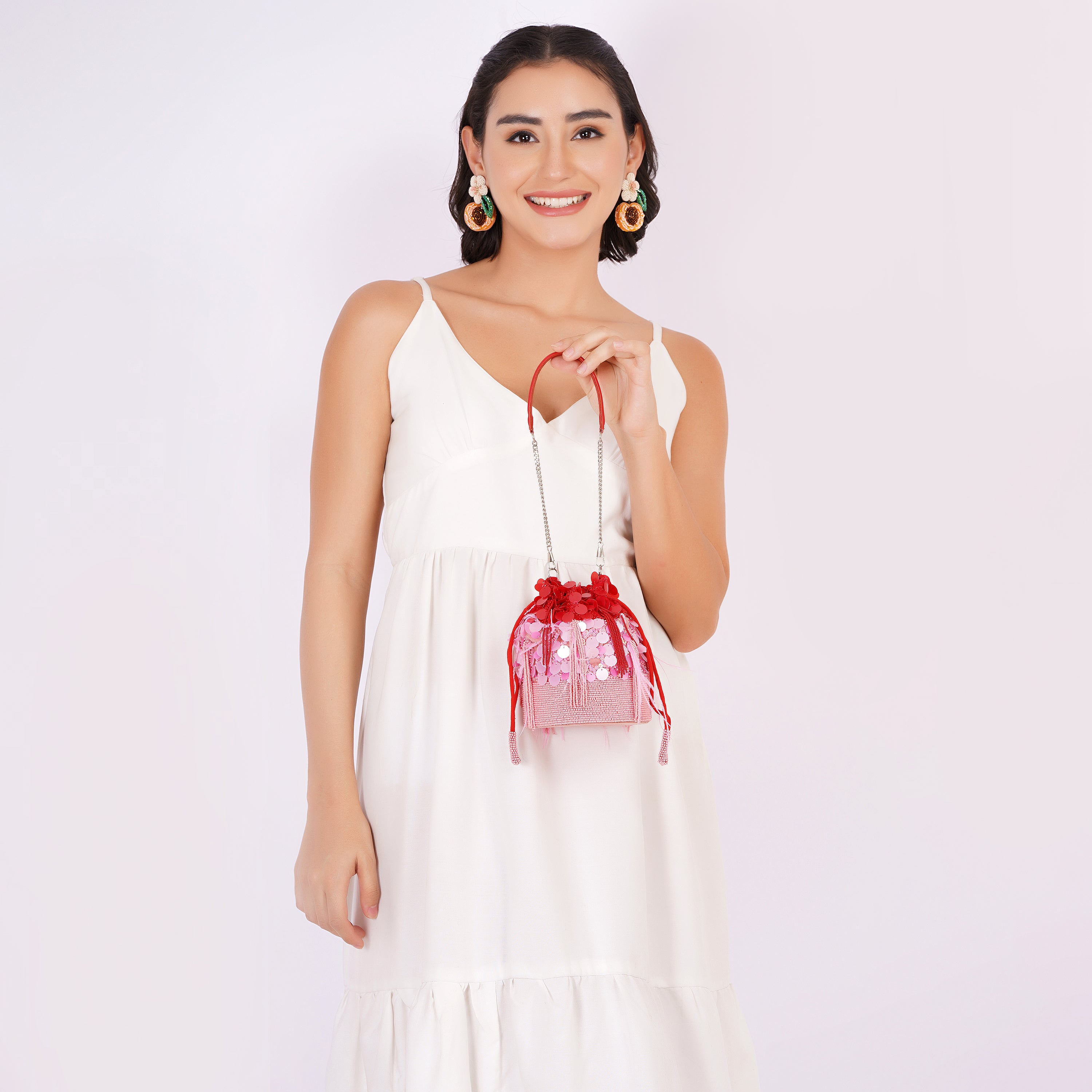 Disco Bloom Bucket Bag