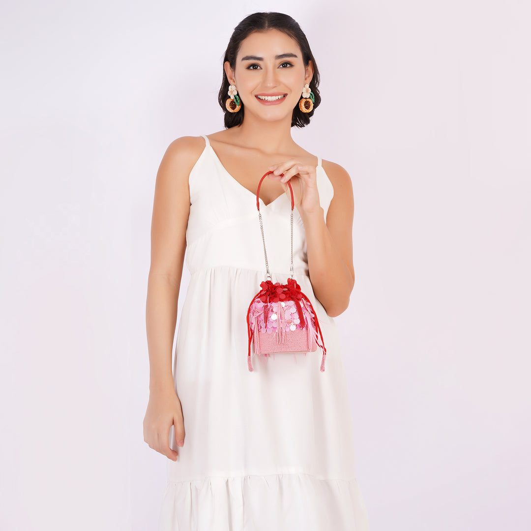 Disco Bloom Bucket Bag