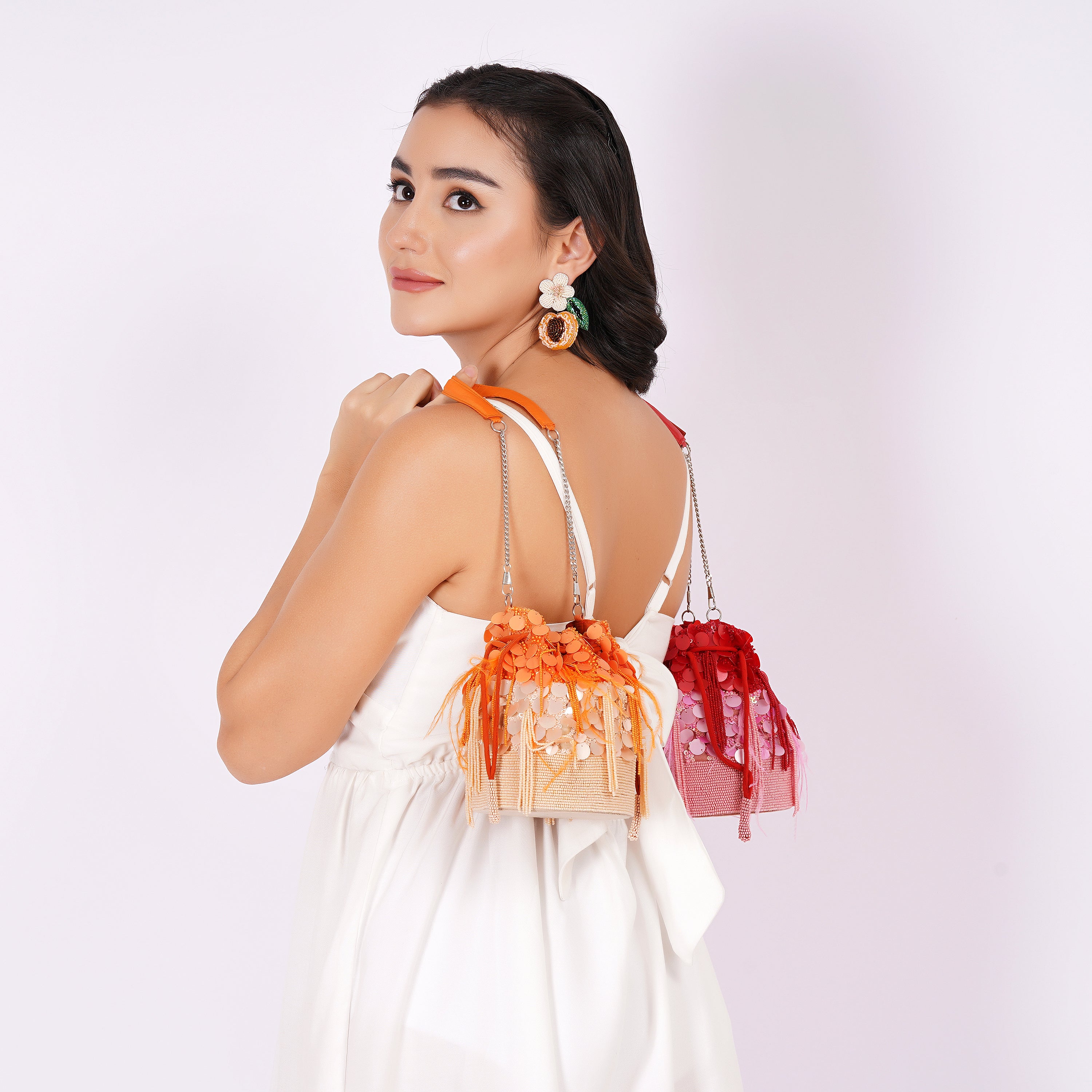 Disco Bloom Bucket Bag