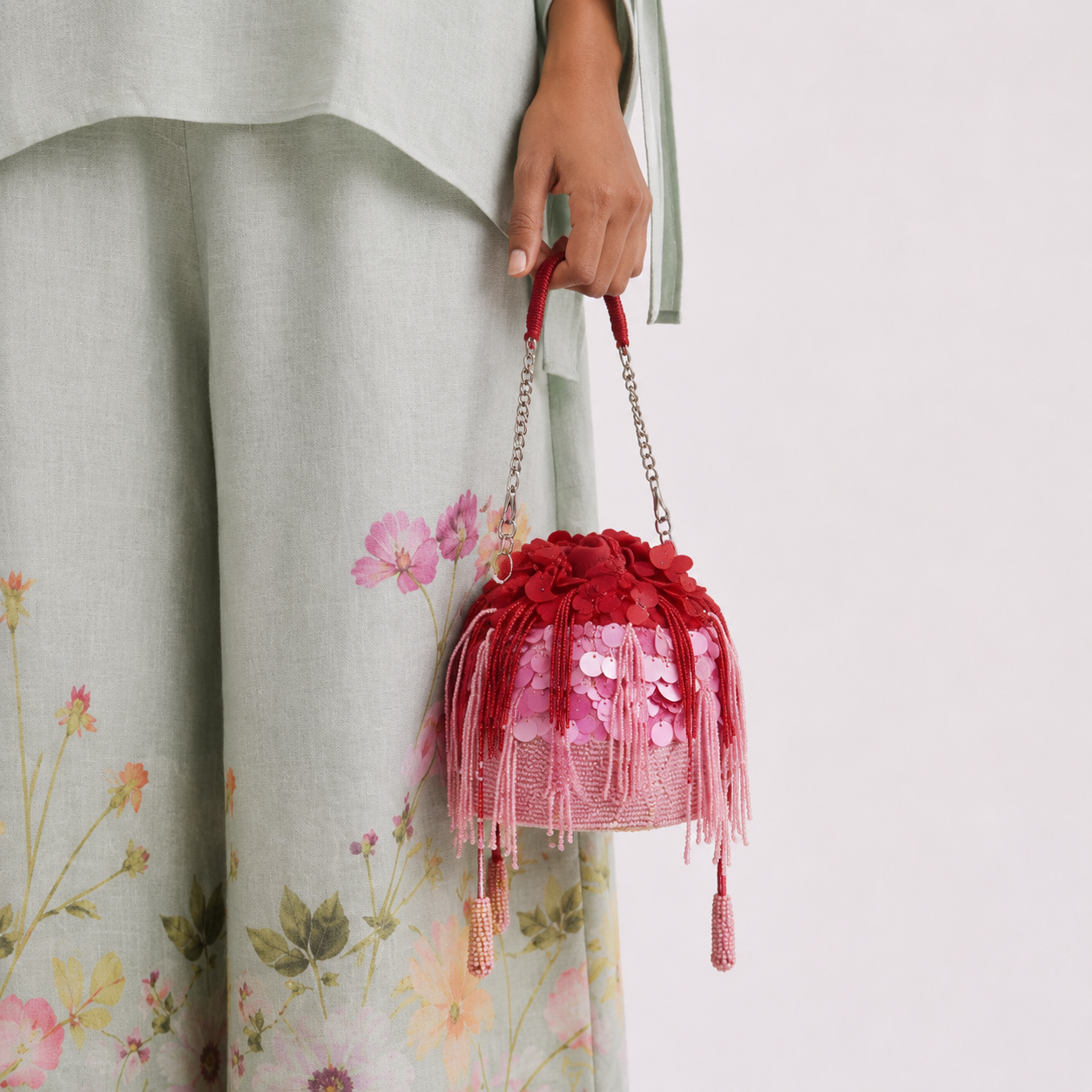 Disco Bloom Bucket Bag