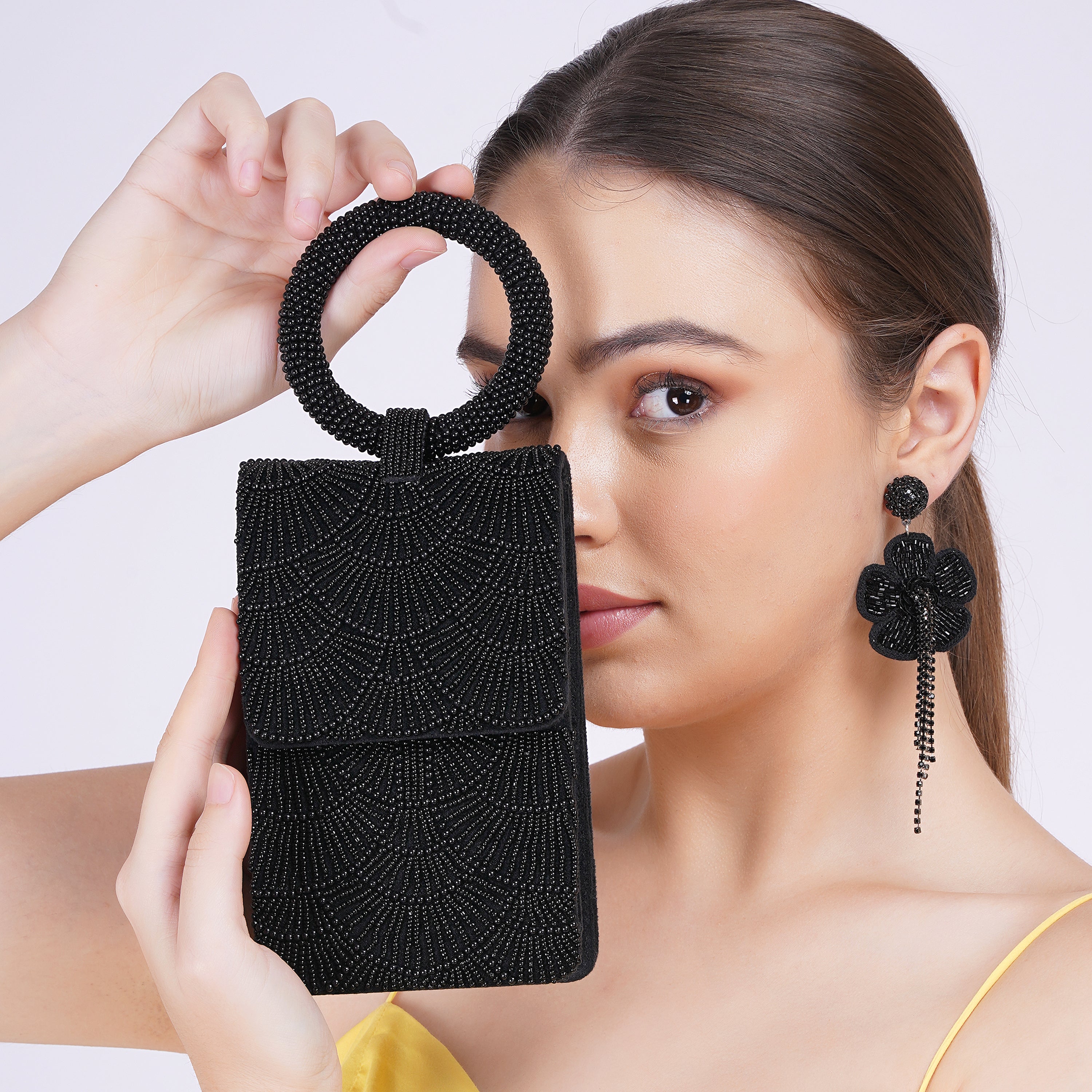 Moon Wave Clutch Bag