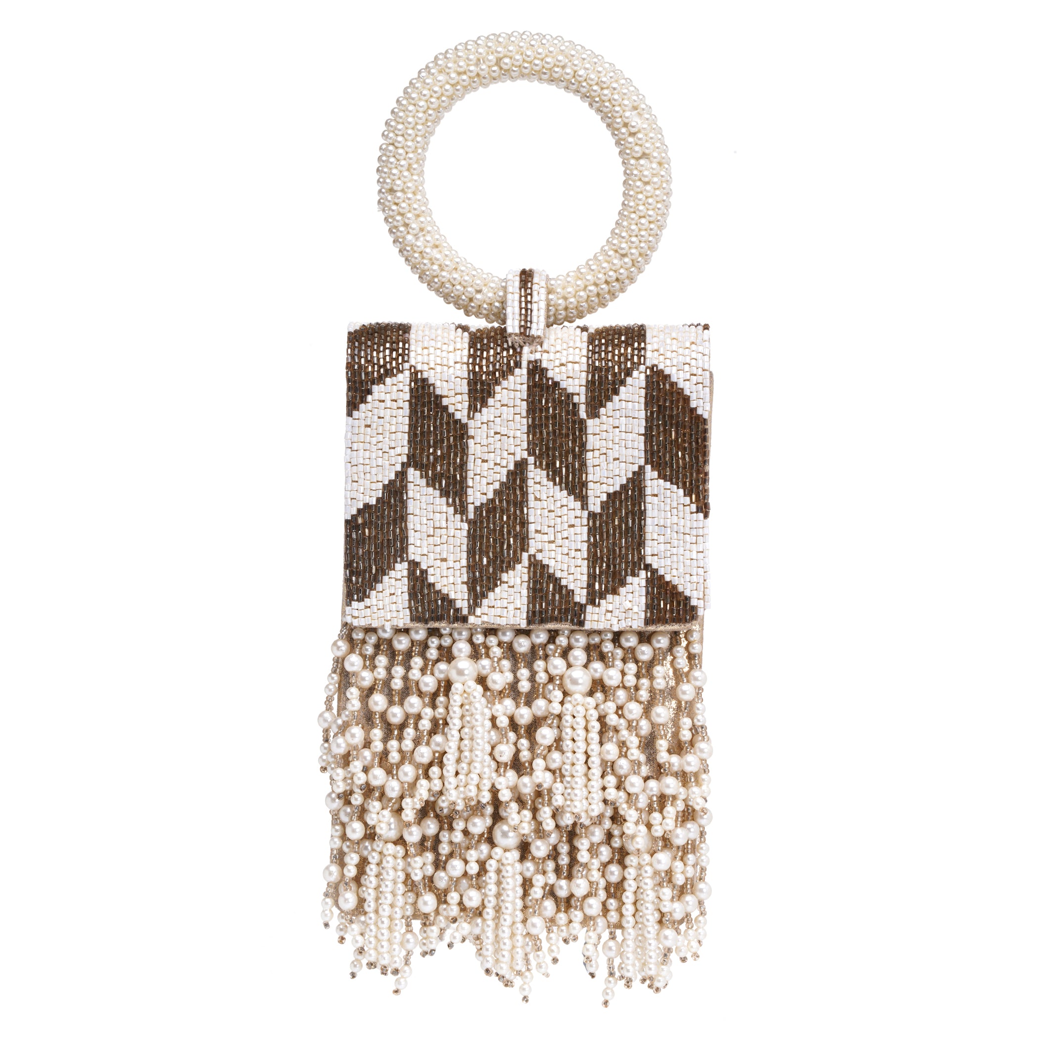 Pearl Prism Clutch Bag