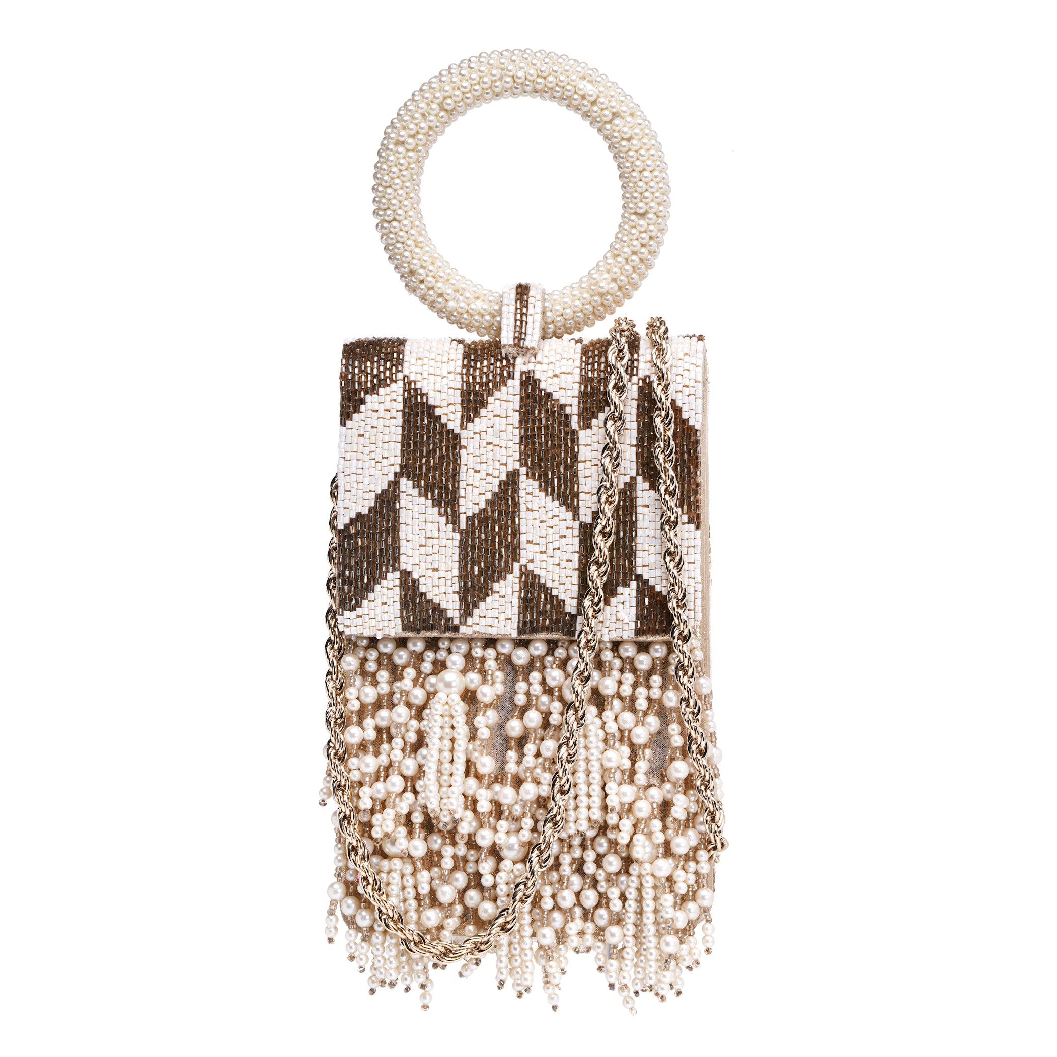 Pearl Prism Clutch Bag
