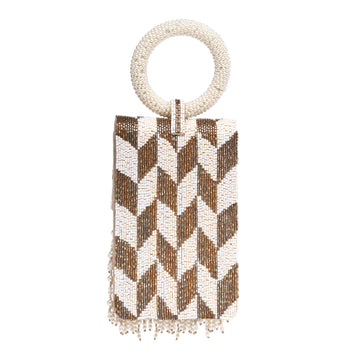 Pearl Prism Clutch Bag