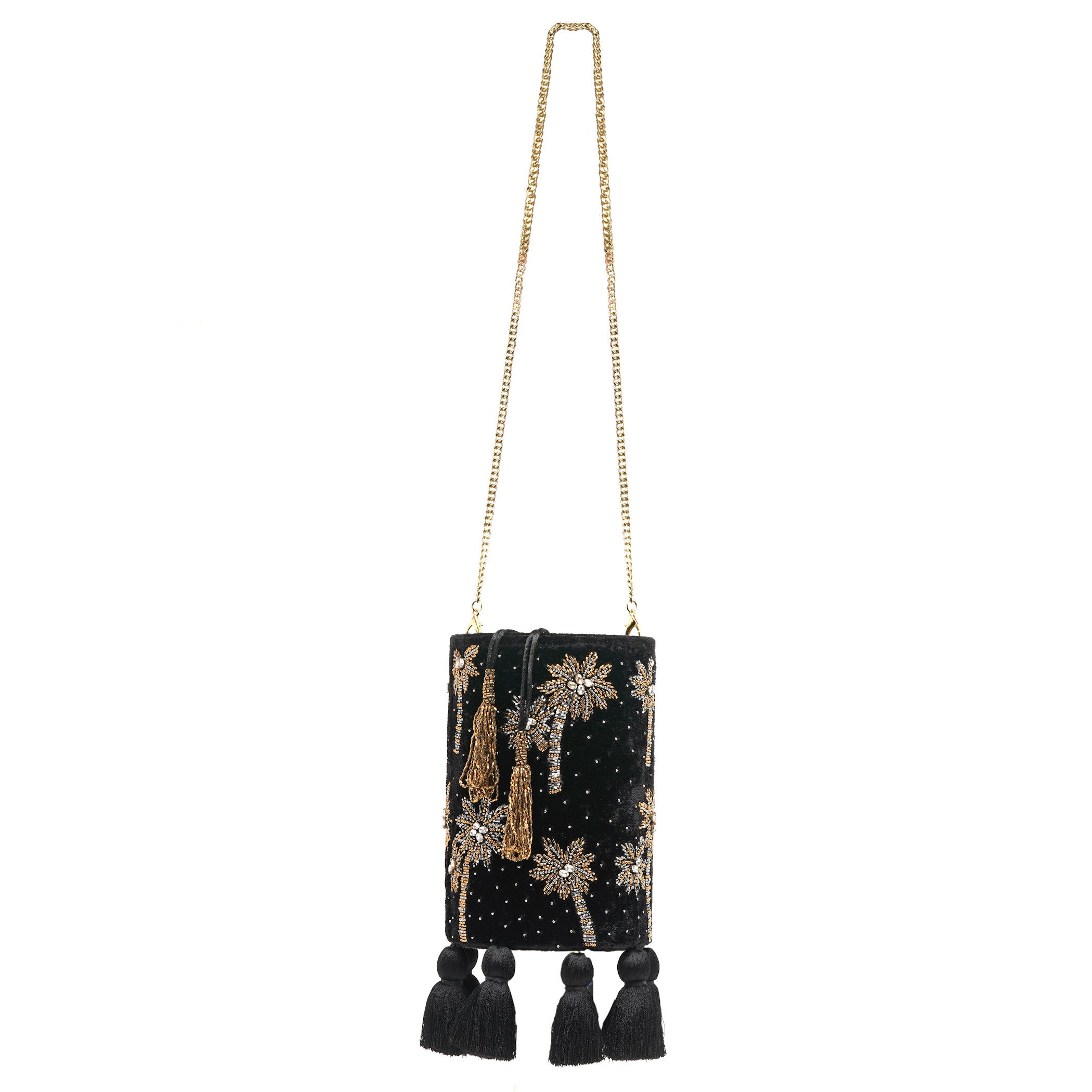 Lux Palm Bucket Bag