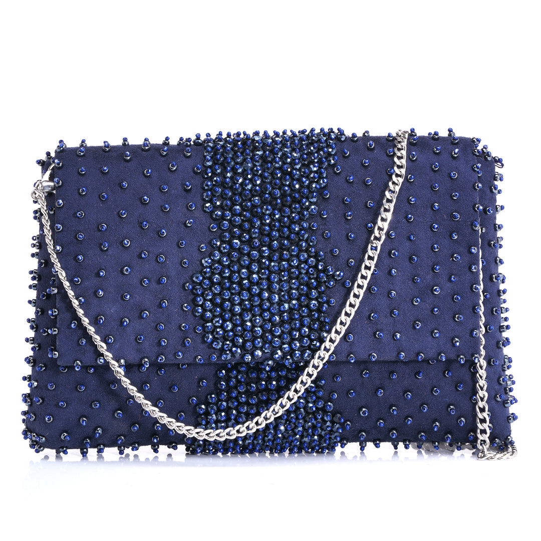 Azure Chic Clutch Bag