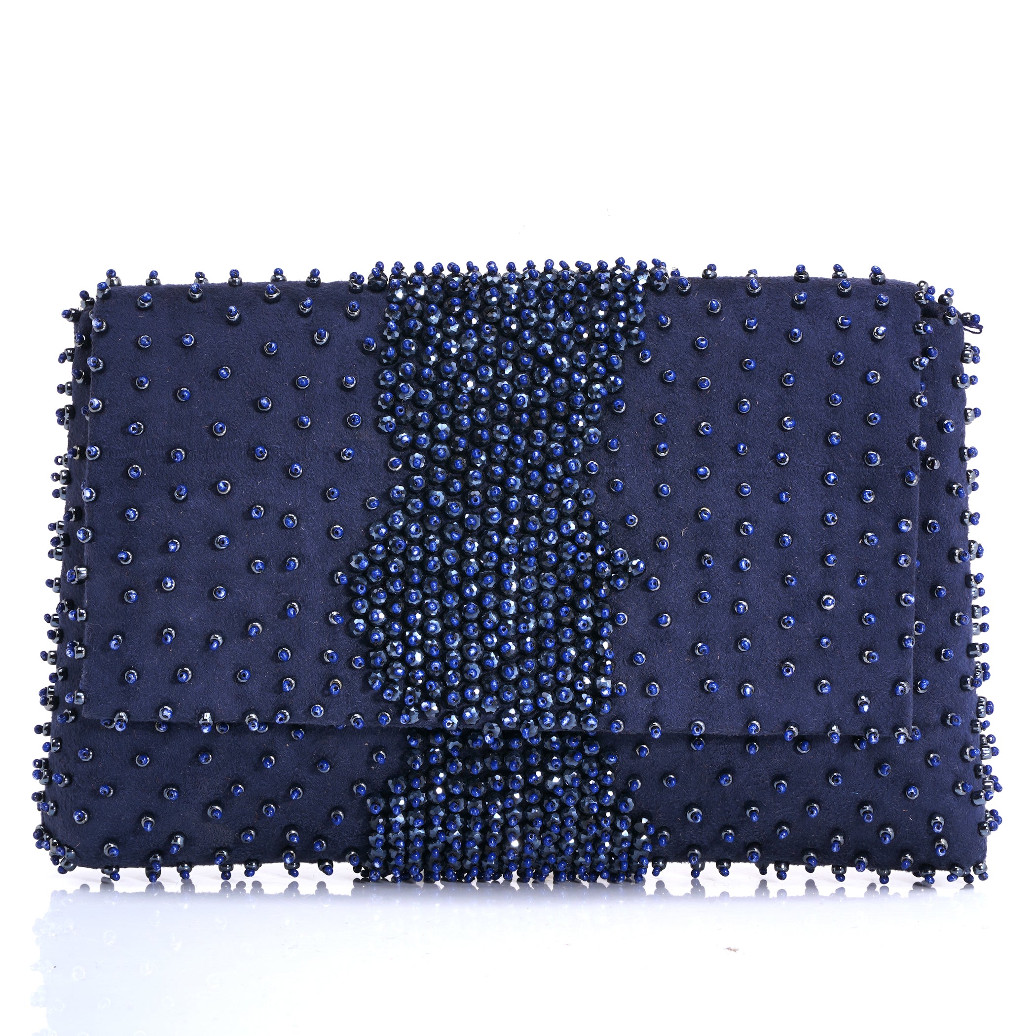 Azure Chic Clutch Bag