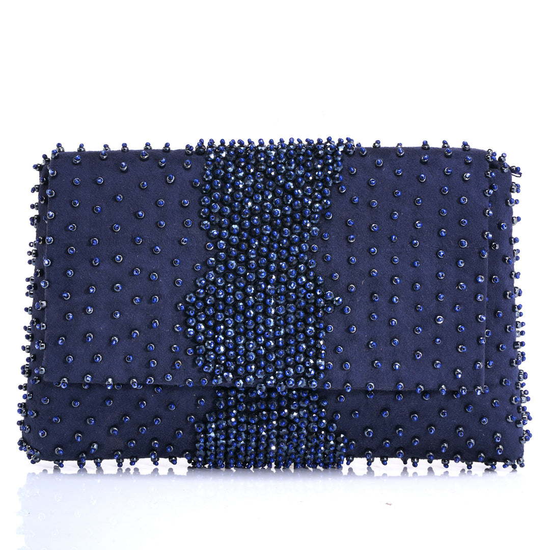 Azure Chic Clutch Bag