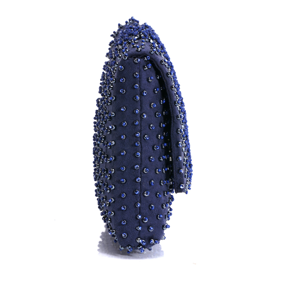 Azure Chic Clutch Bag