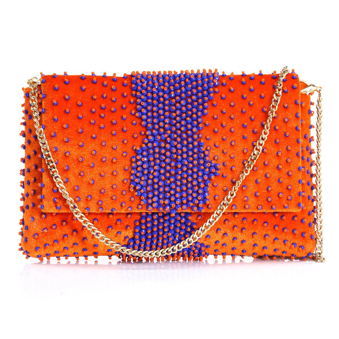 Azure Chic Clutch Bag