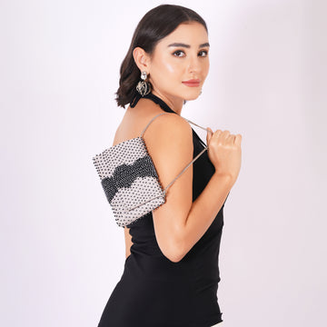 Azure Chic Clutch Bag