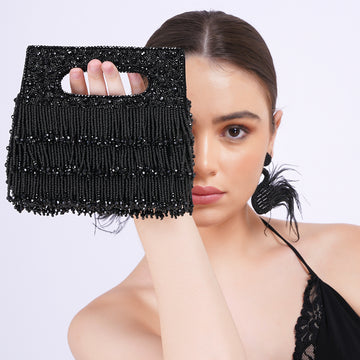 Luxe Fringe Clutch Bag