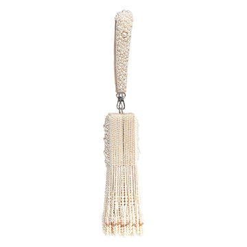 Pearl Drape Clutch Bag