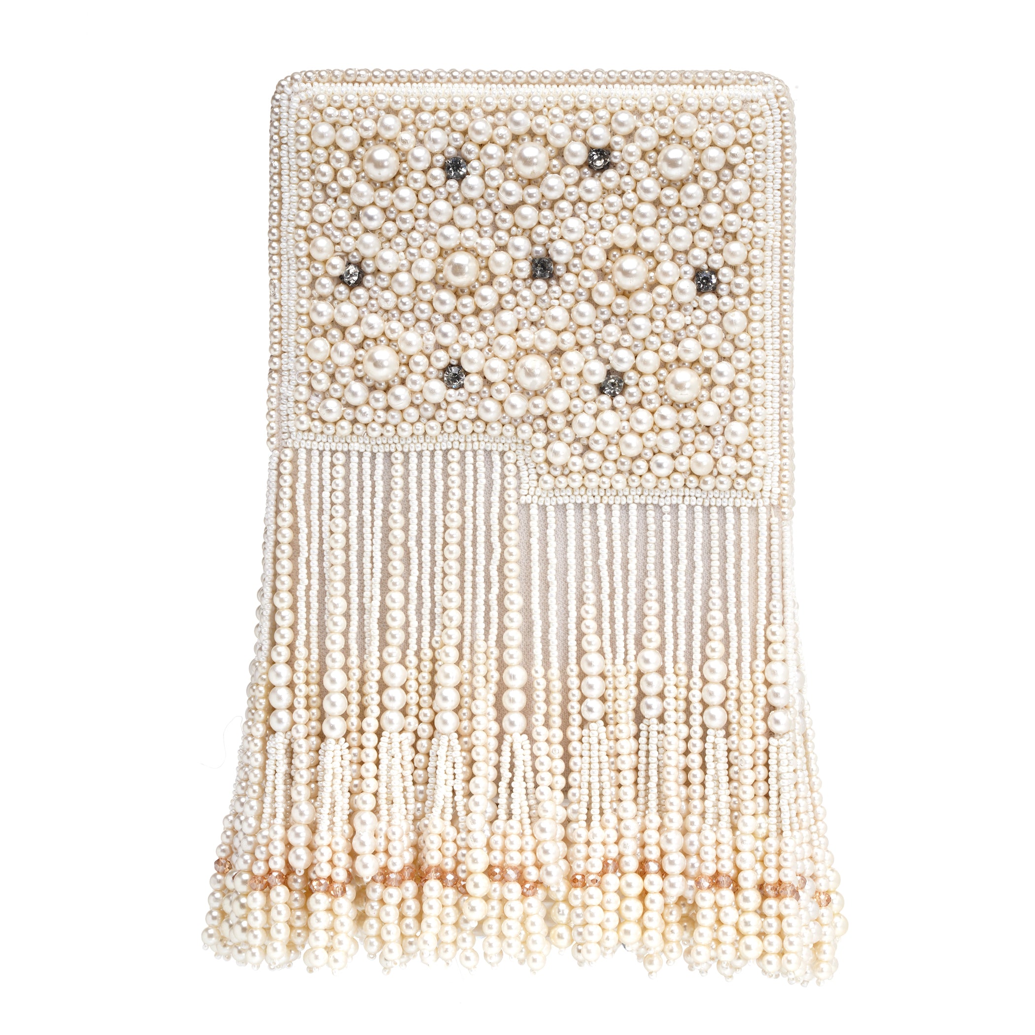 Pearl Drape Clutch Bag