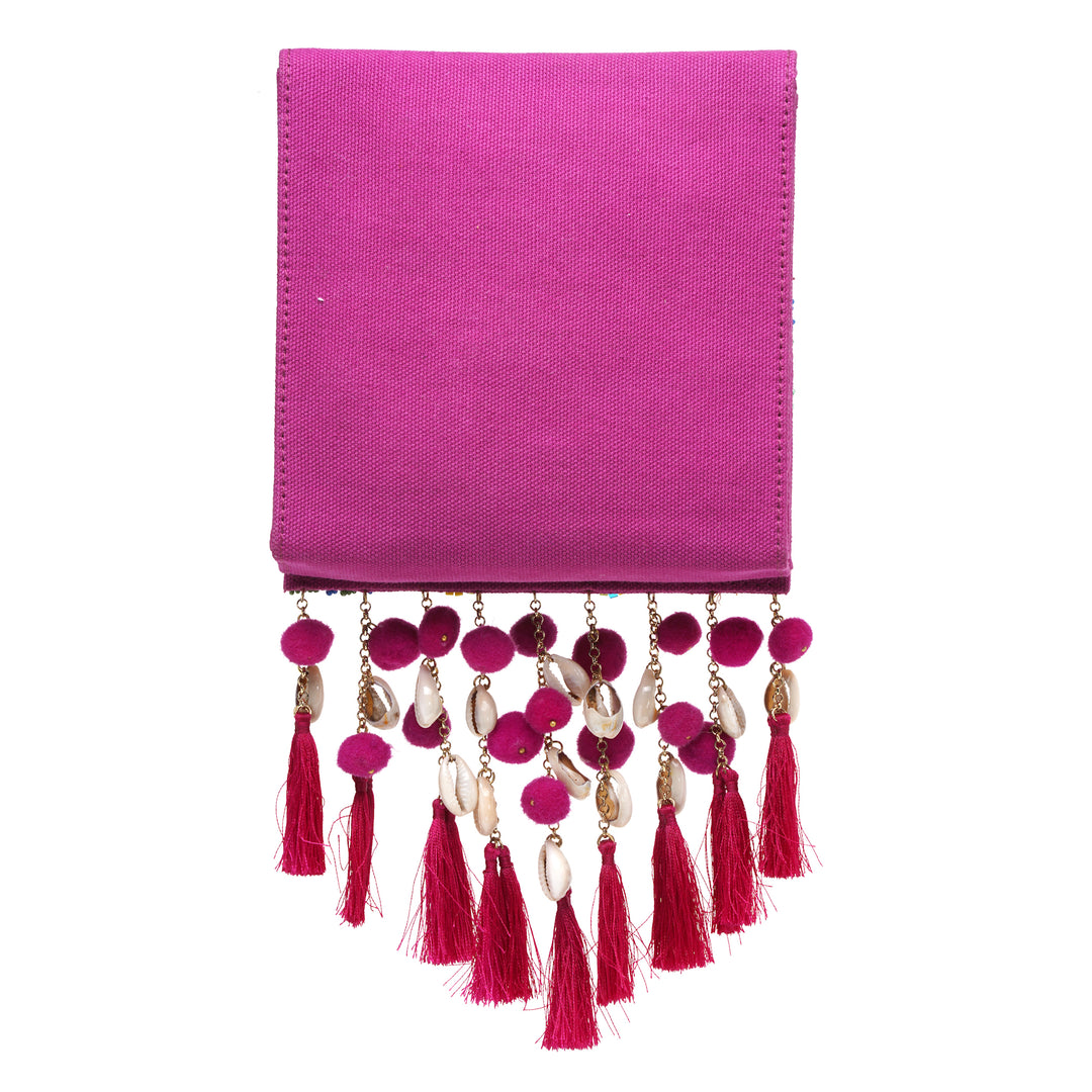 Giraffe Shell Clutch Bag