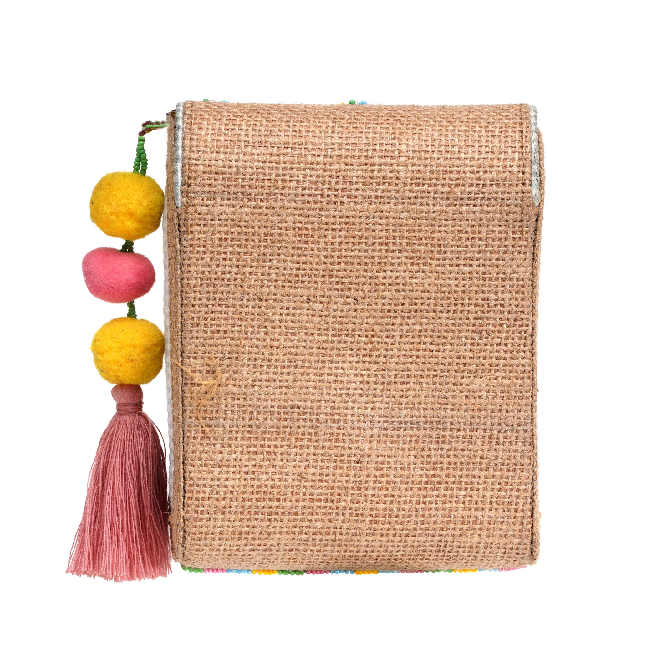 Rainbow Flower Clutch Bag