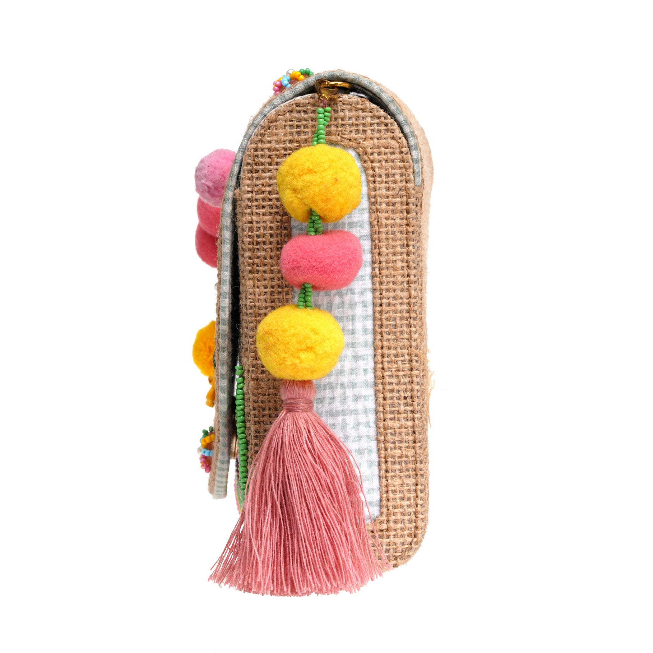 Rainbow Flower Clutch Bag