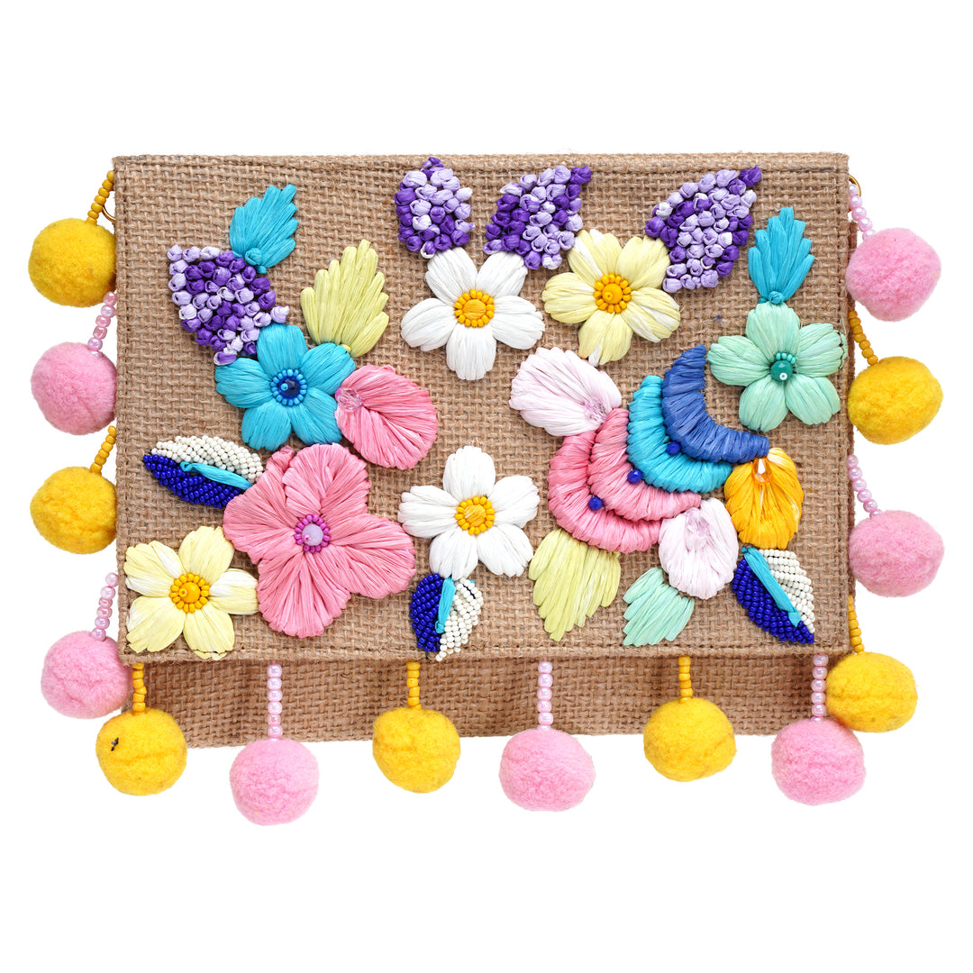 Flowery Fun Clutch Bag