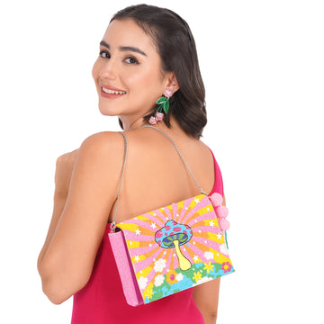 Mushroom Clutch Bag