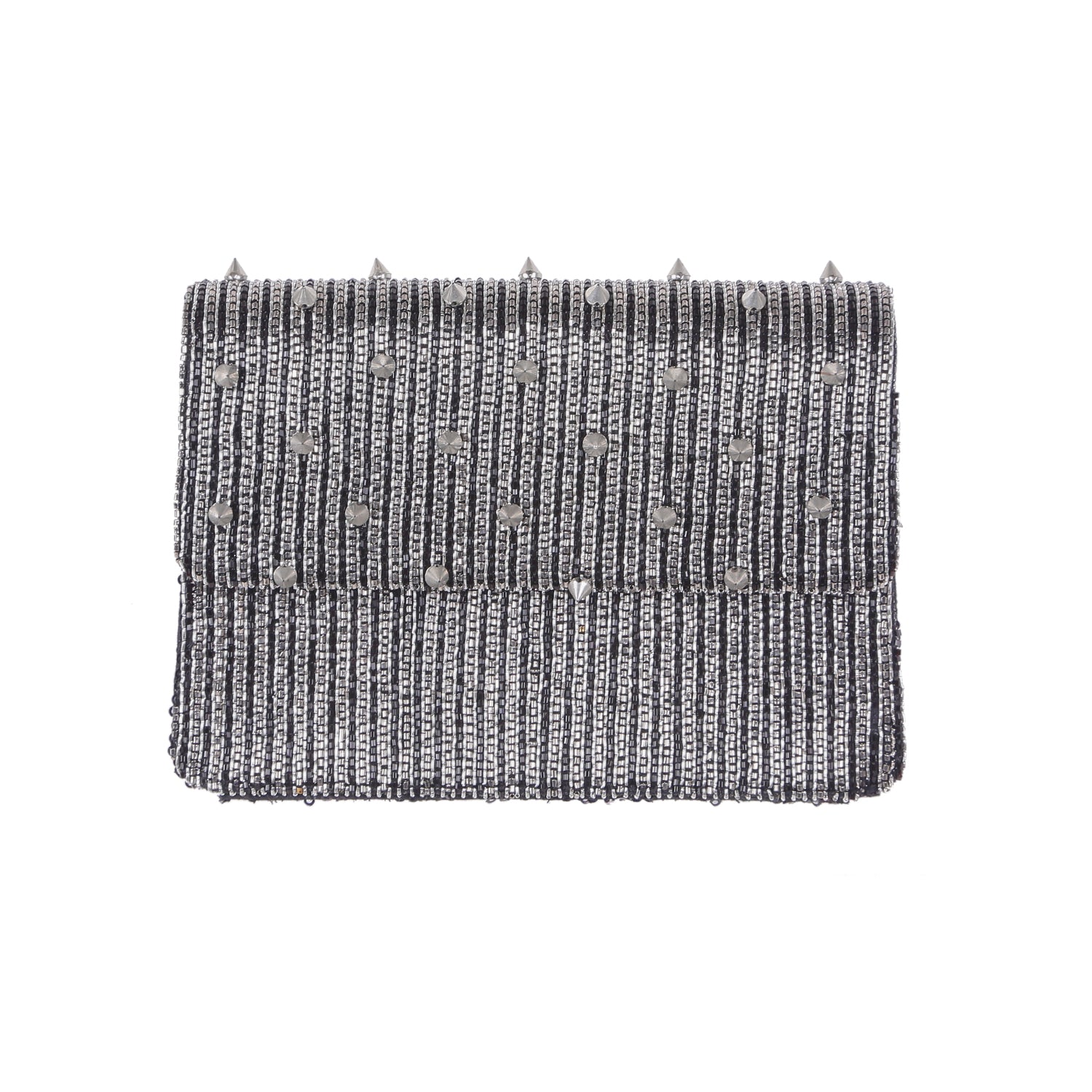 The Silver Mesh Clutch
