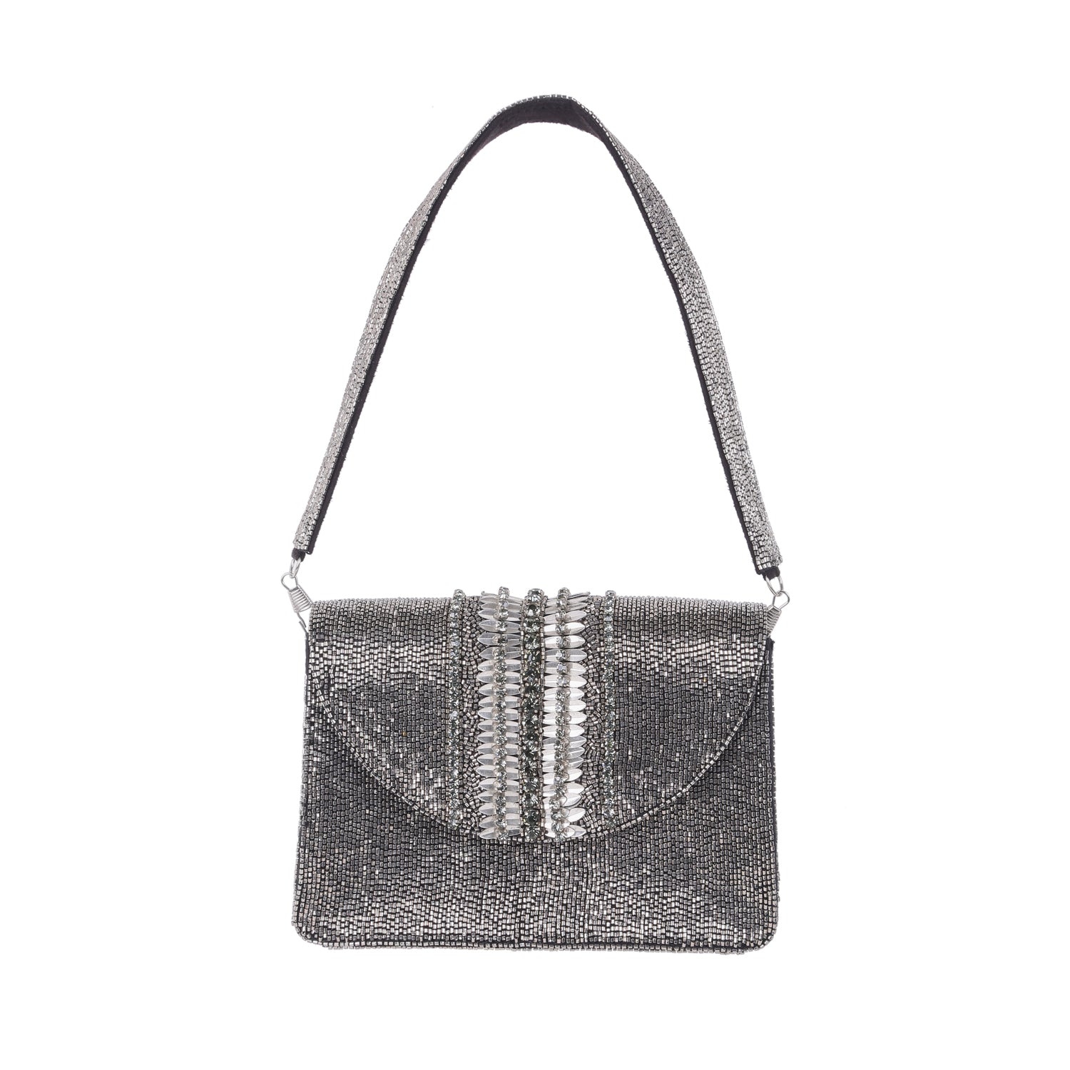 The Silver Cascade Clutch