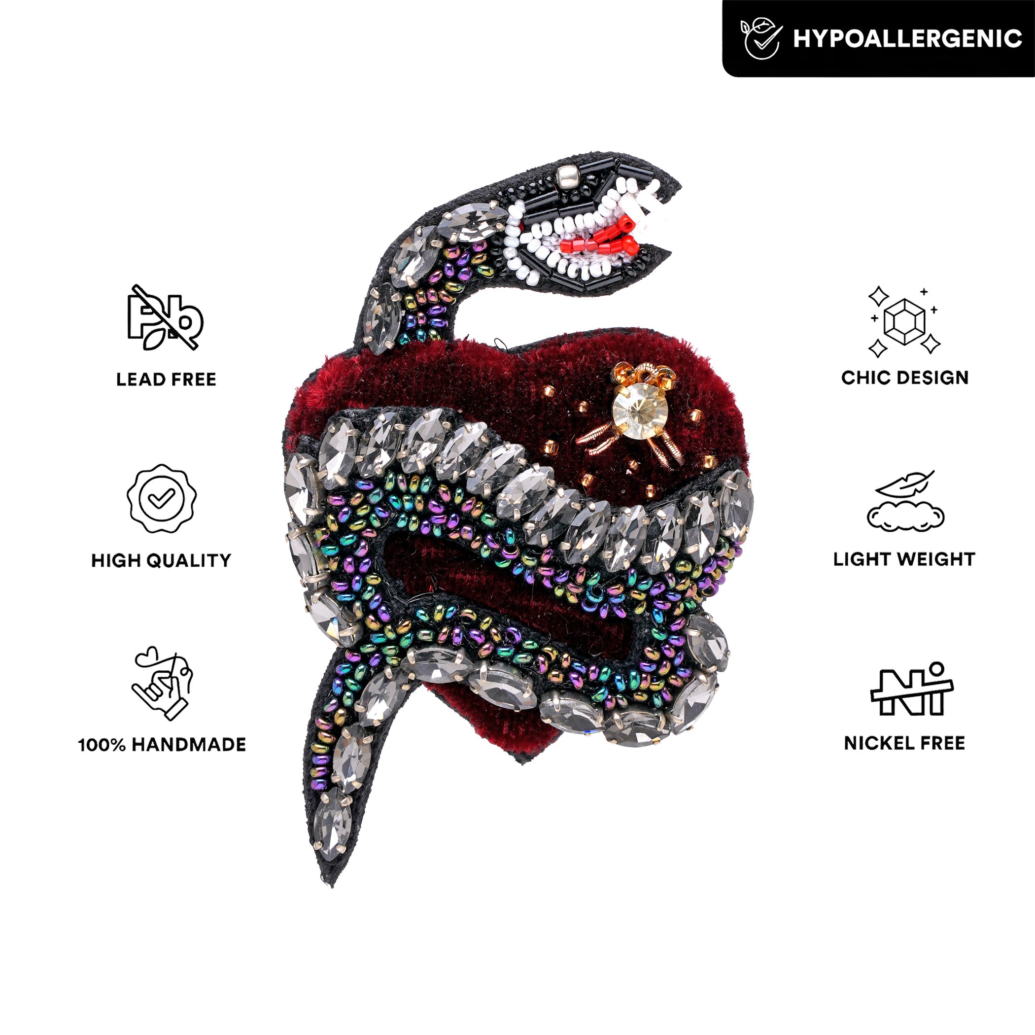 Slithering Snake Brooch