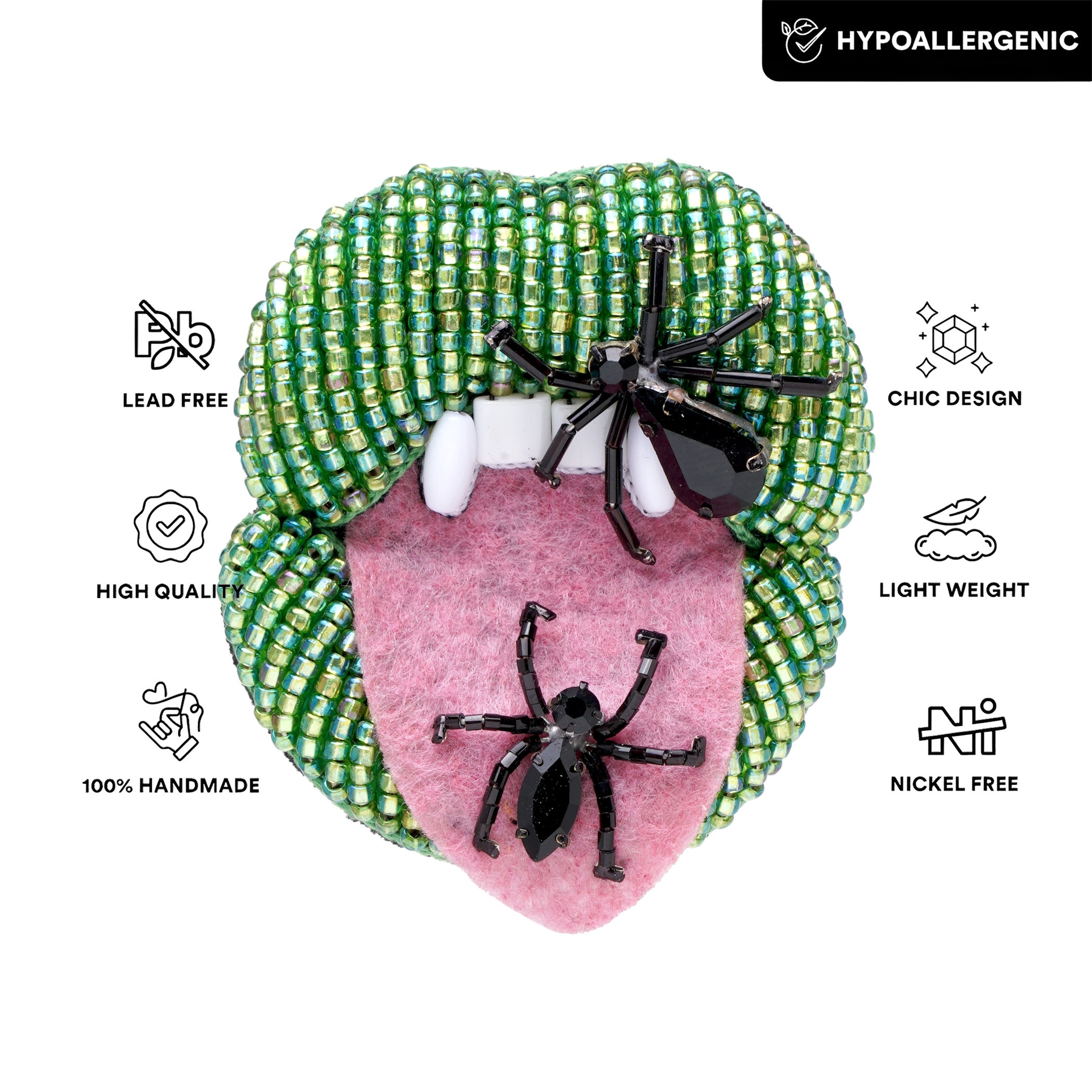 Halloween Spider Brooch