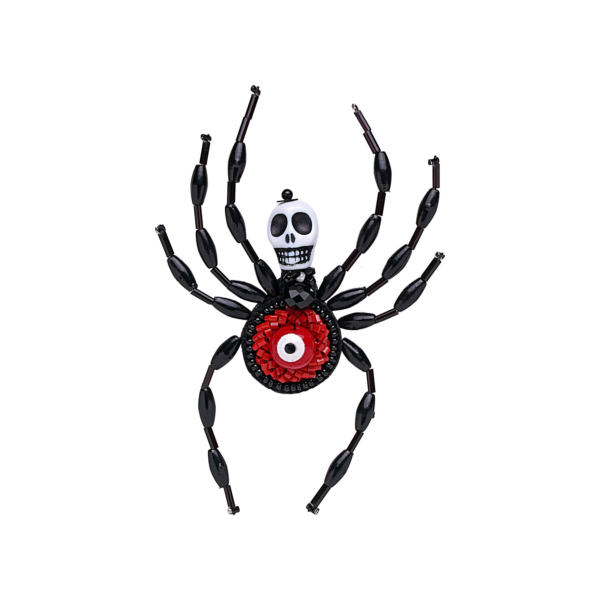 Skully Spider Brooch