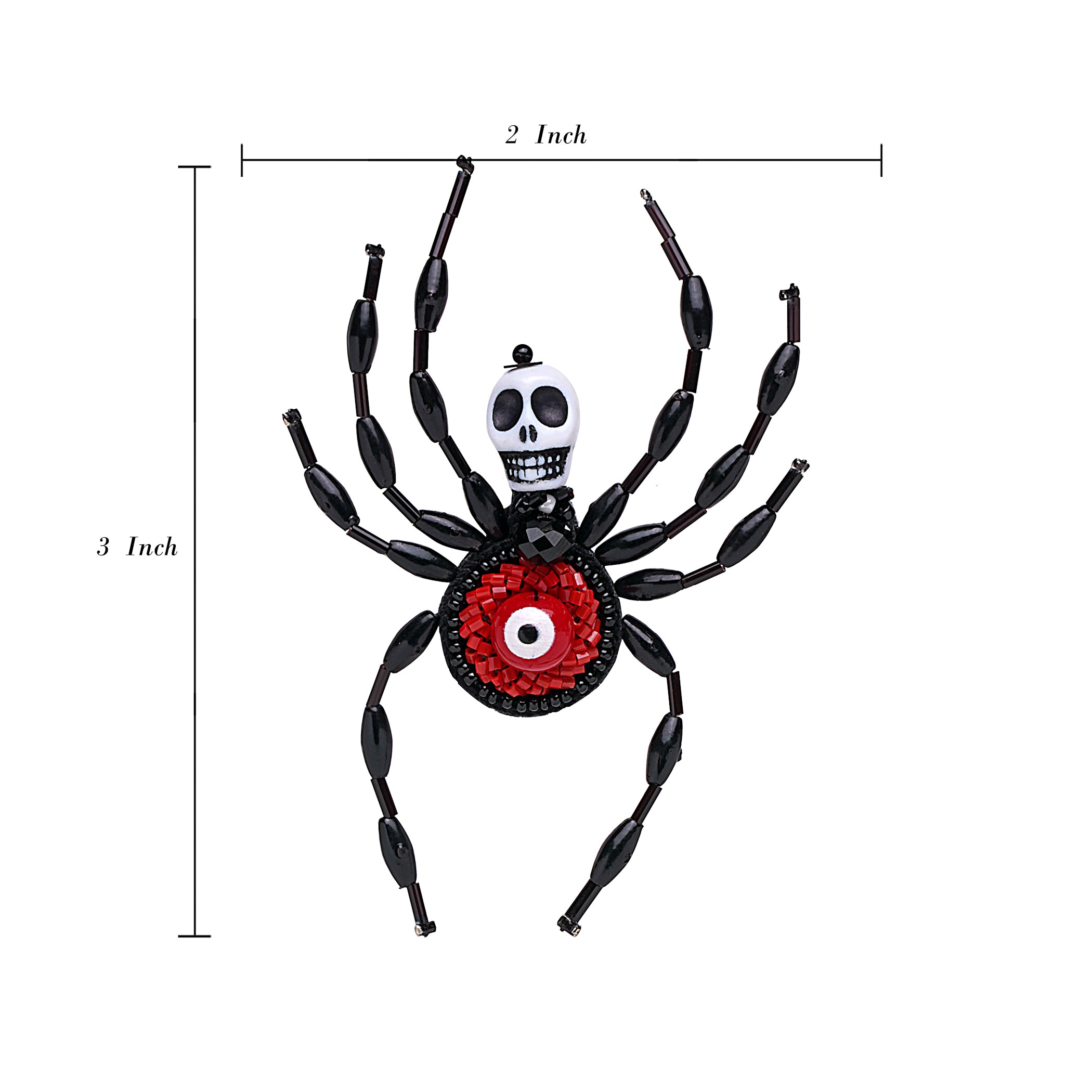 Skully Spider Brooch