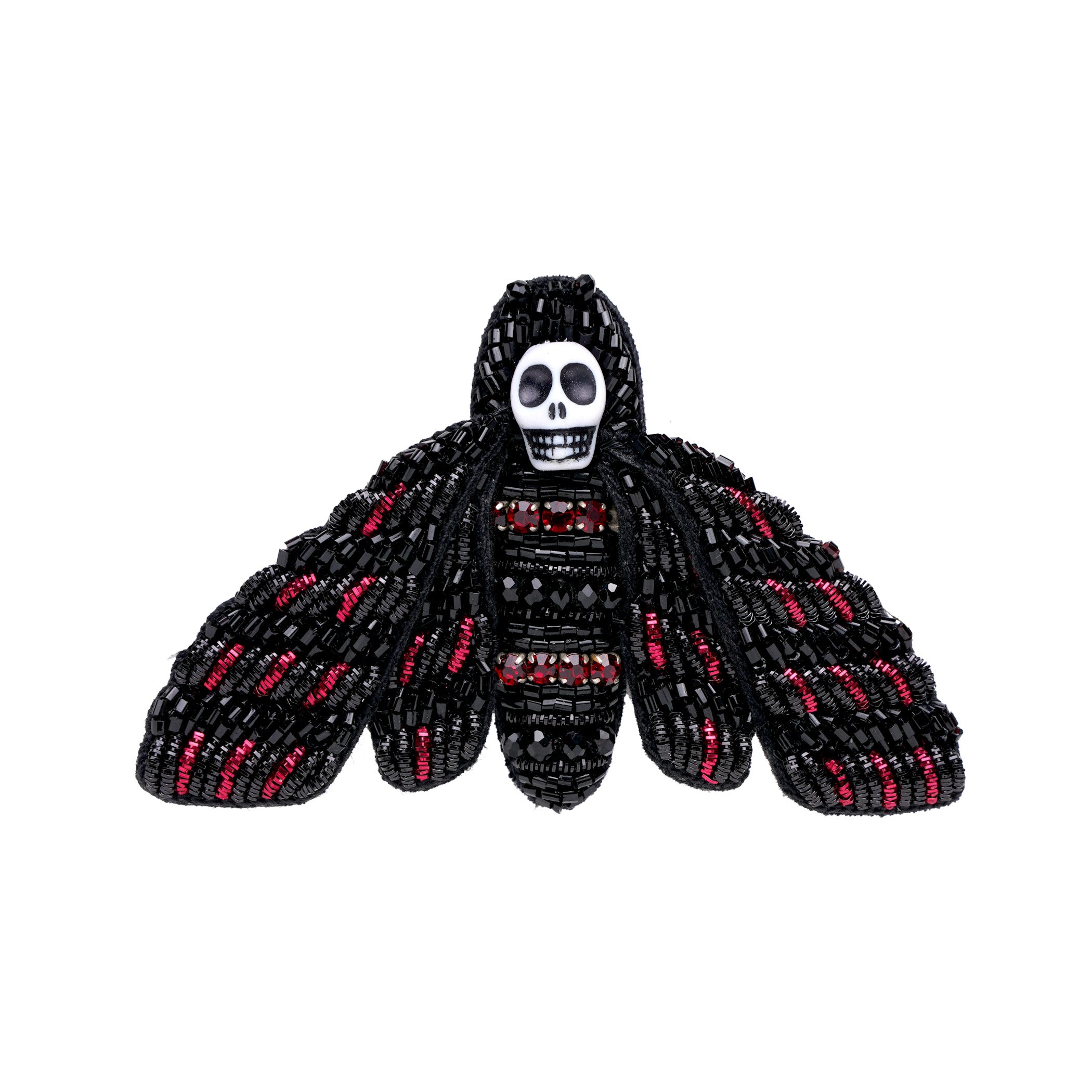 Goth Moth Brooch