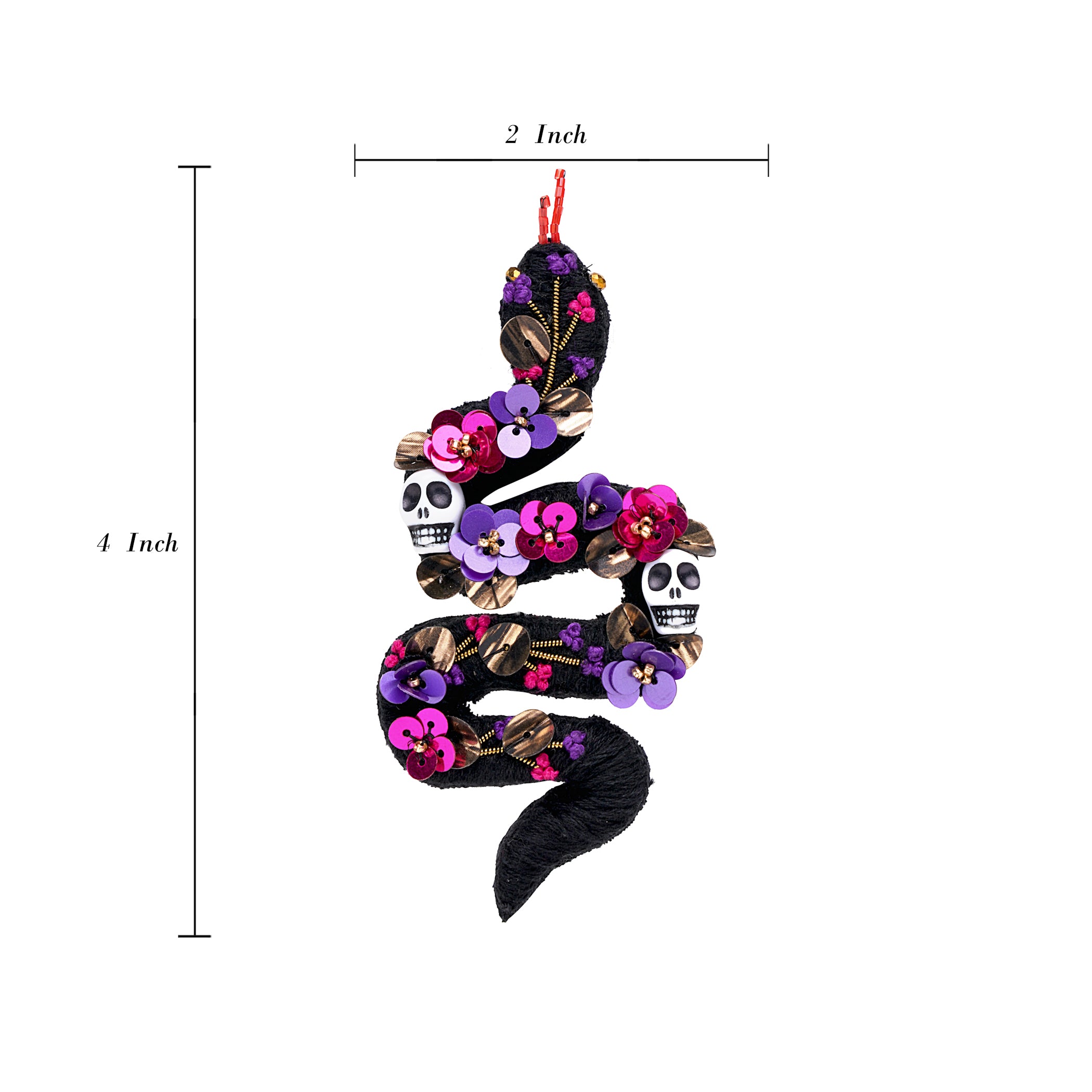 Enchanted Serpent Brooch