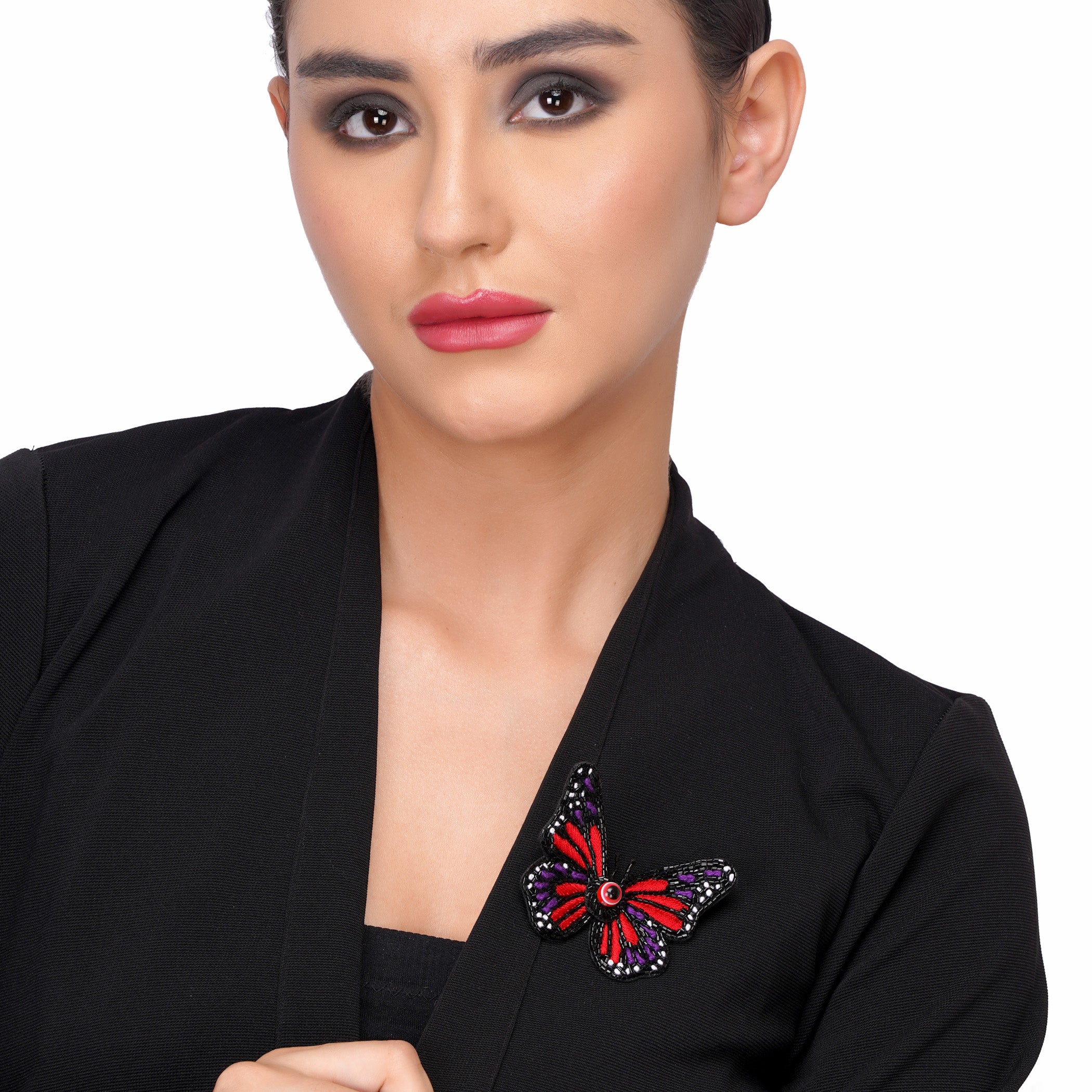Midnight Wing Brooch